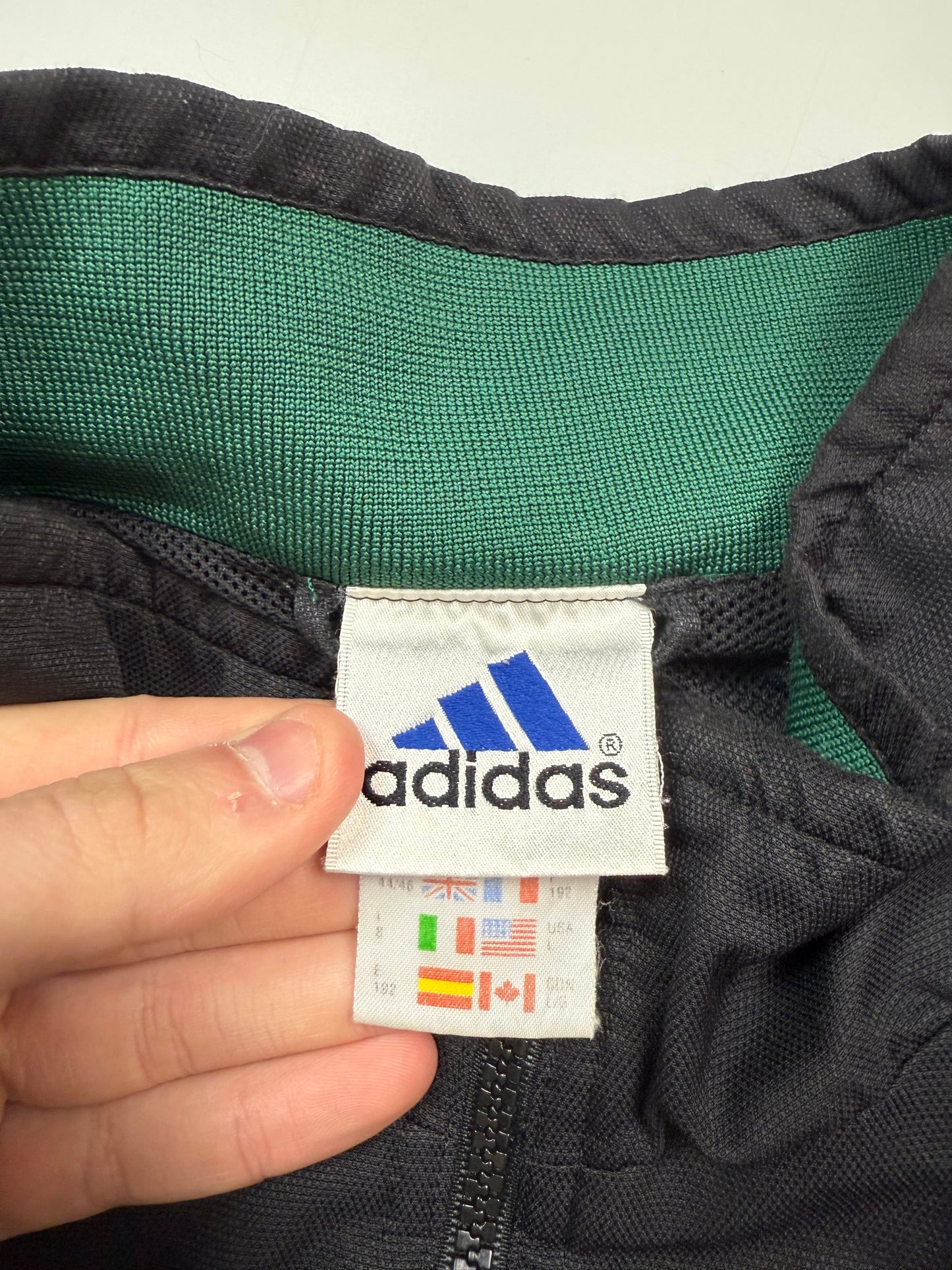 Vintage Adidas colour block track jacket (L)
