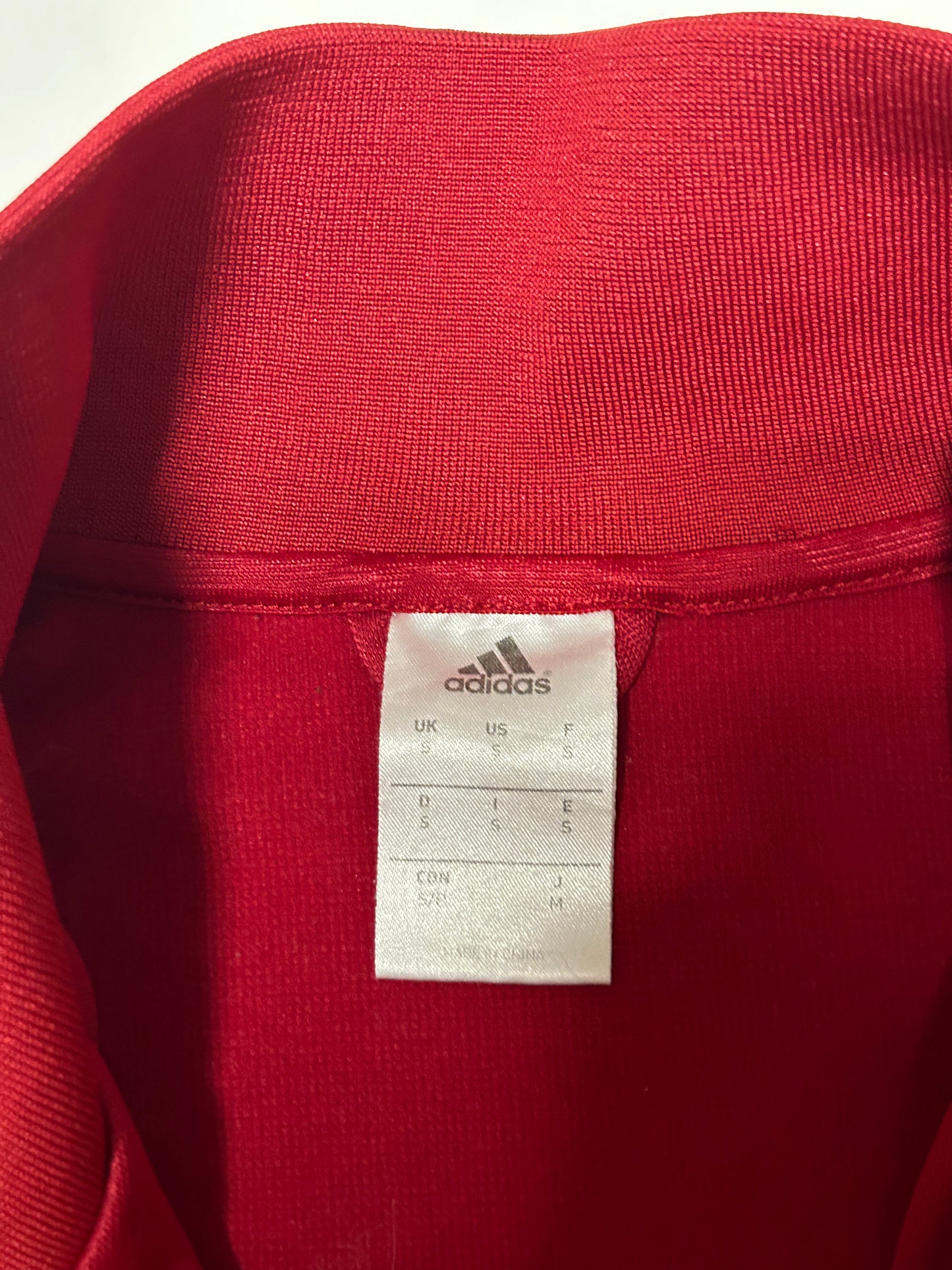 Spain Adidas football track jacket (S)