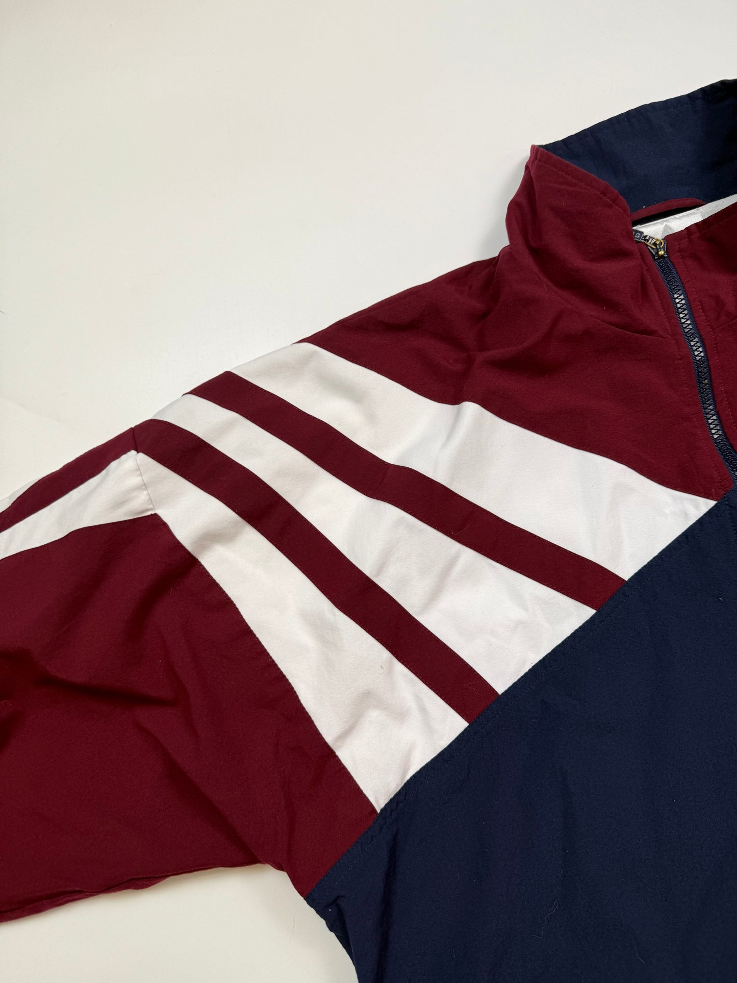 Vintage 90s Adidas colour block track jacket (L)