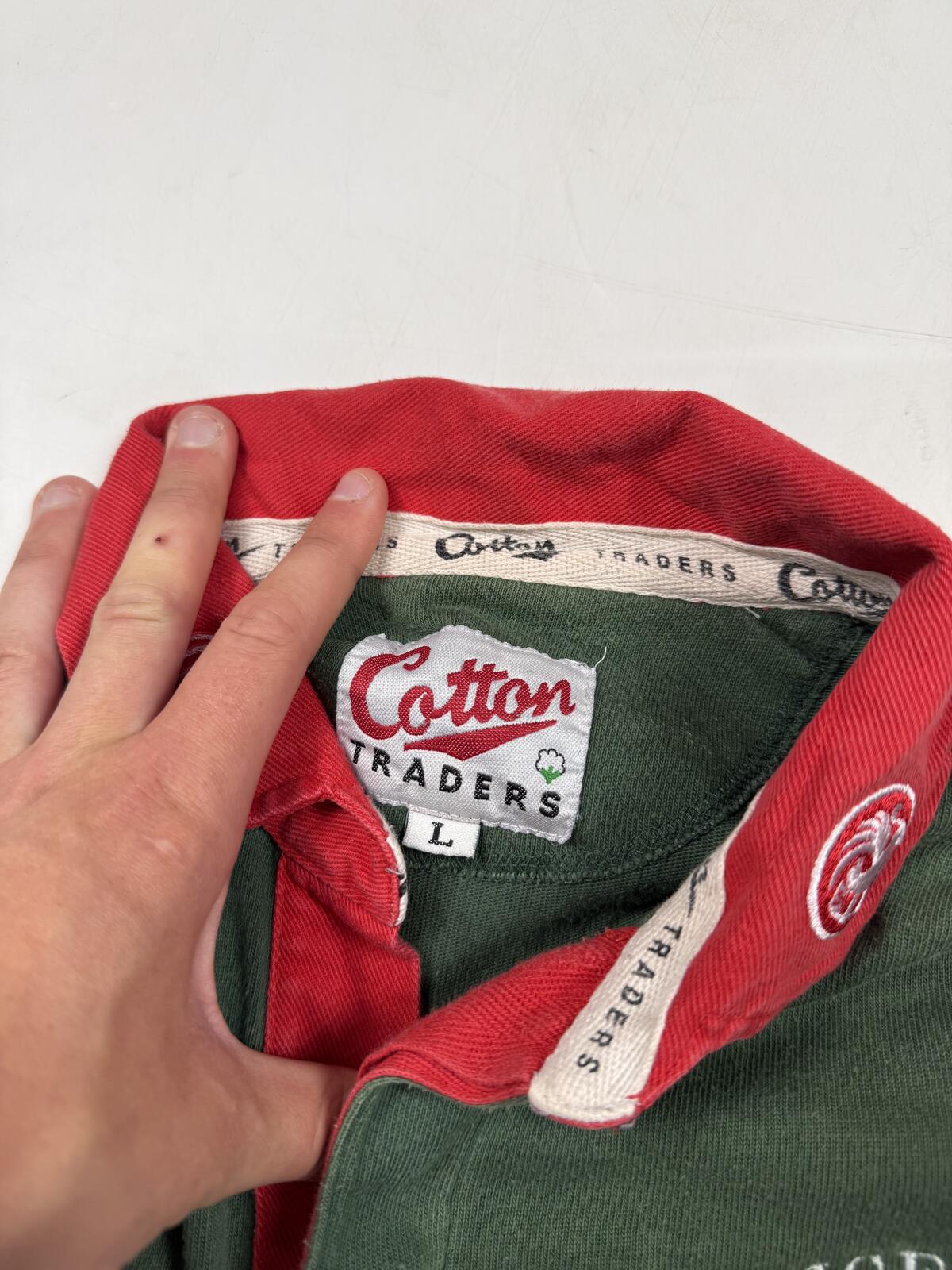 Vintage Leicester tigers 2001/02 Cotton Traders rugby shirt (L)