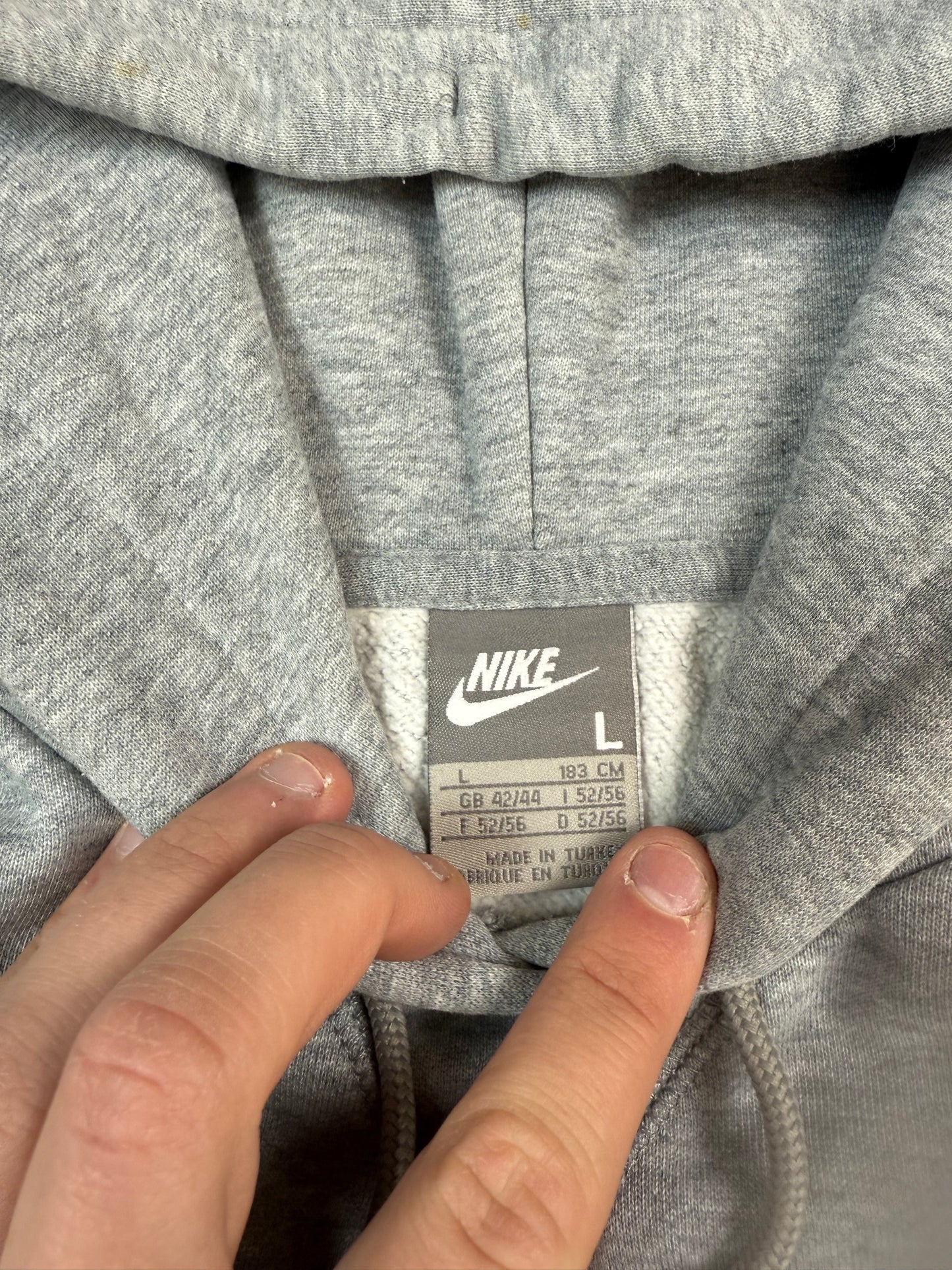 Vintage Nike mini swoosh hoodie (L)