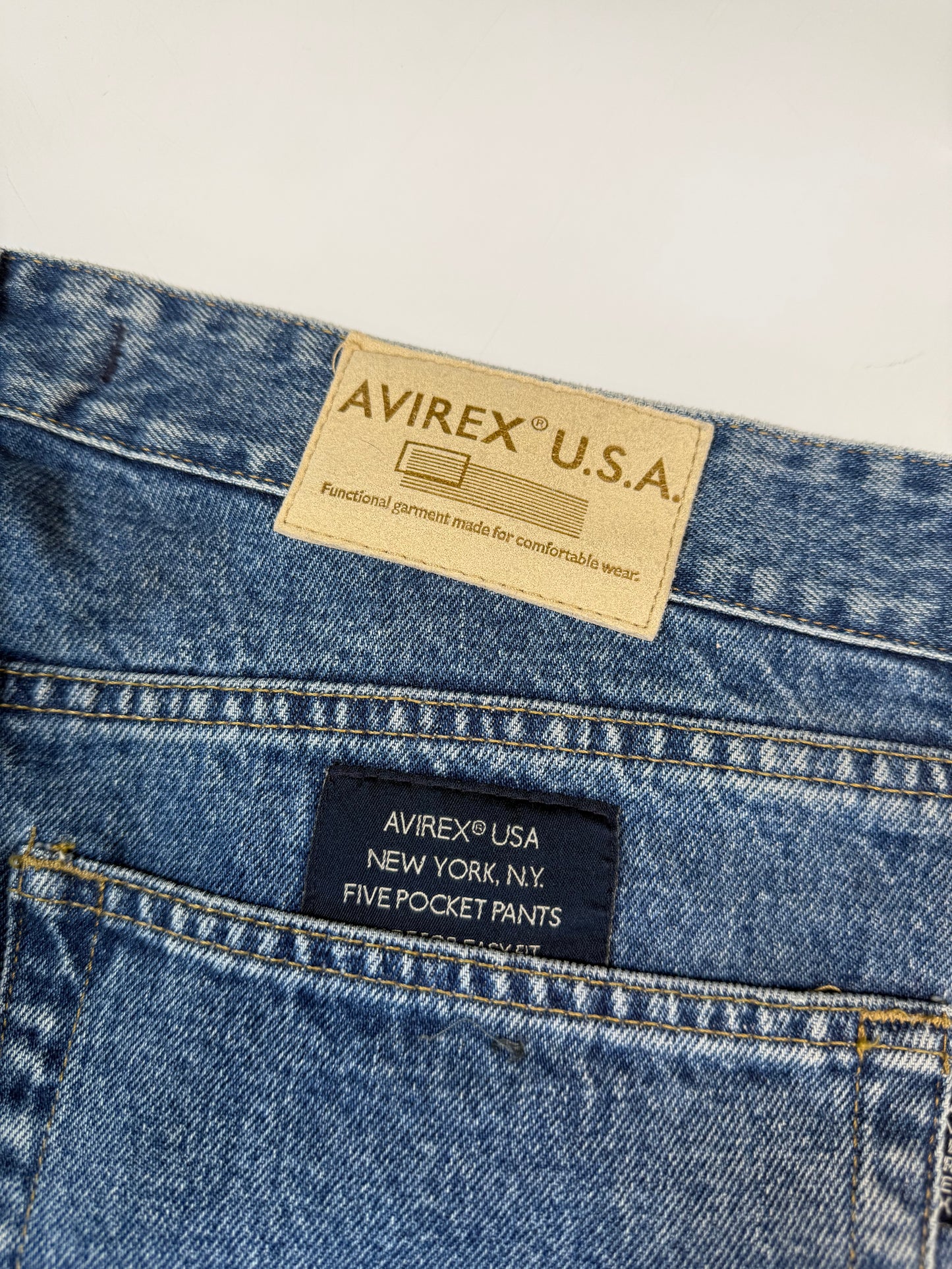 Vintage Avirex USA baggy jeans (W38)
