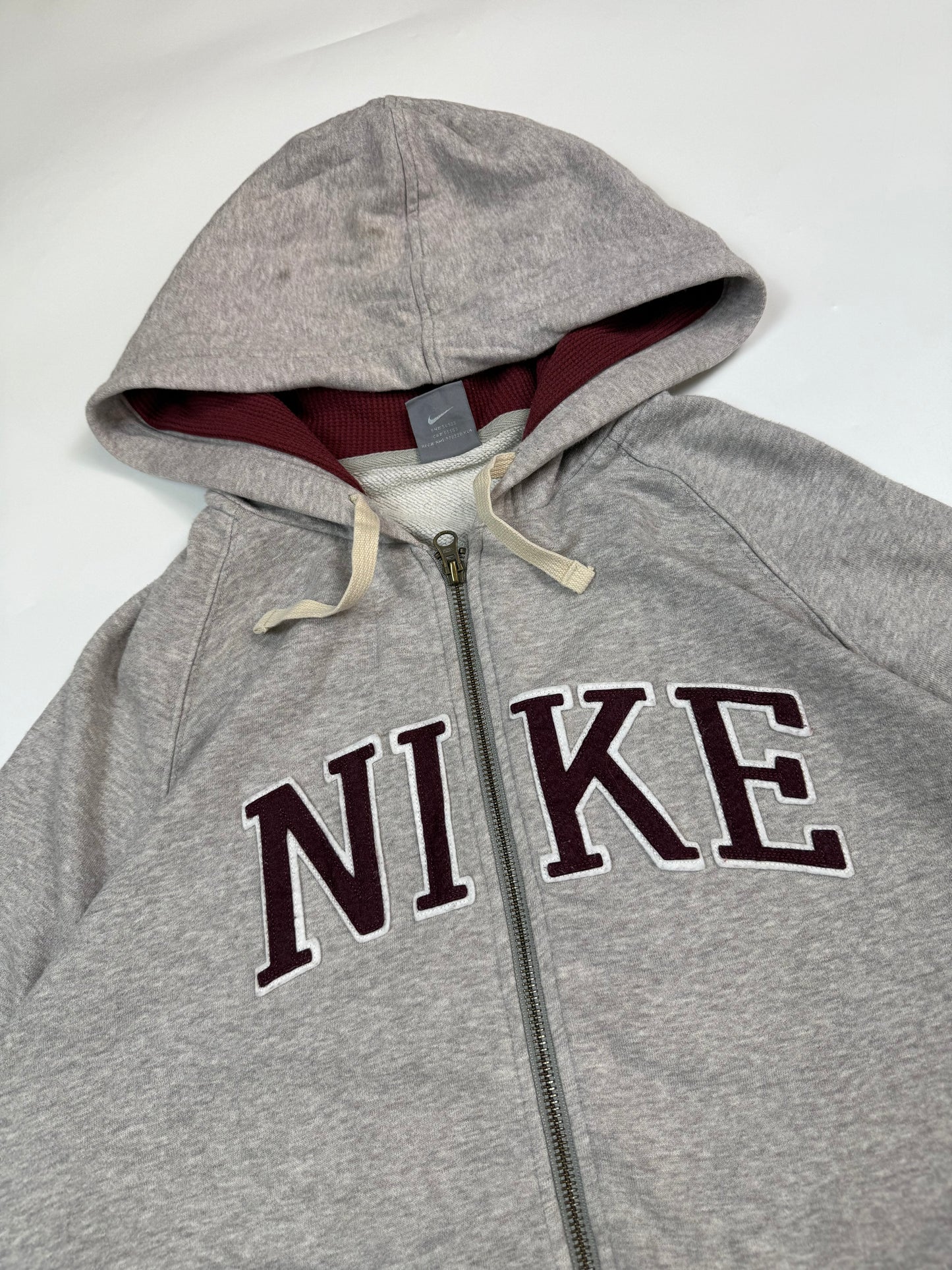 Vintage Nike spell out full zip hoodie (XL)