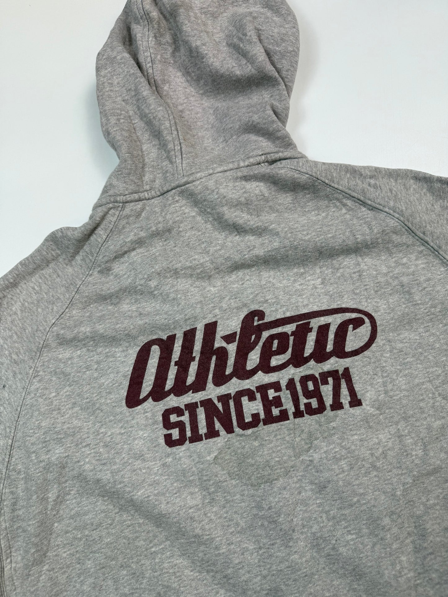 Vintage Nike spell out full zip hoodie (XL)