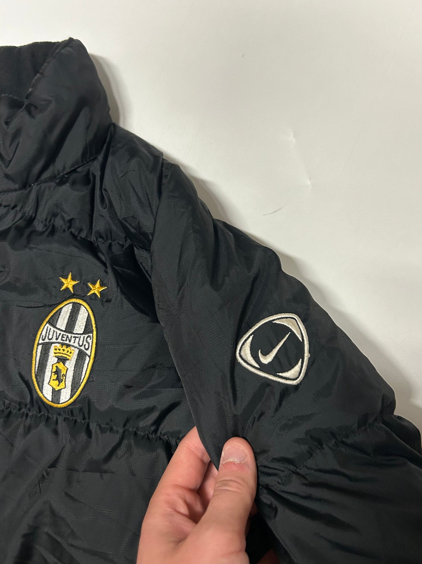Vintage Juventus Nike football puffer jacket (S)