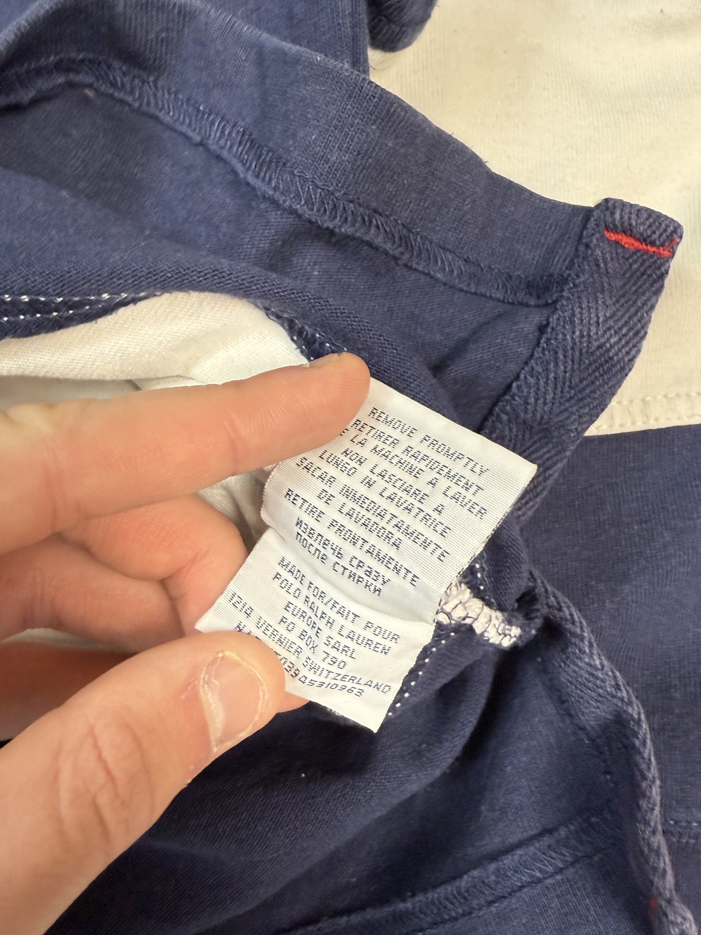 Vintage Polo Ralph Lauren striped rugby polo (XL)