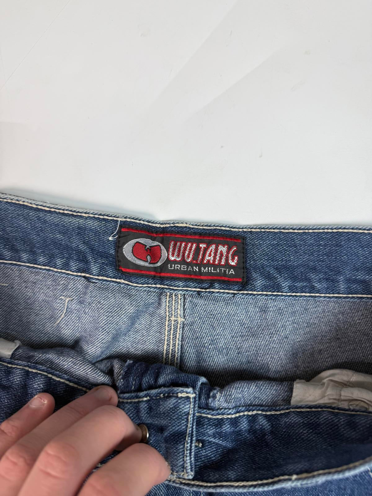 Vintage Y2K Wu Tang baggy hip hop Jeans (W34)