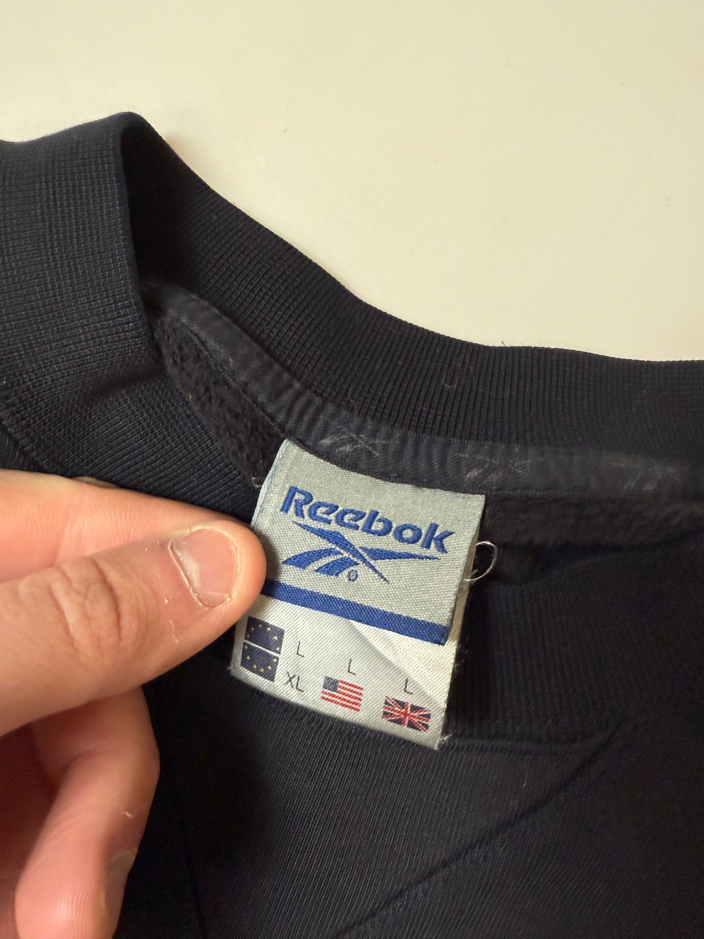 Vintage Reebok small logo sweatshirt (L)