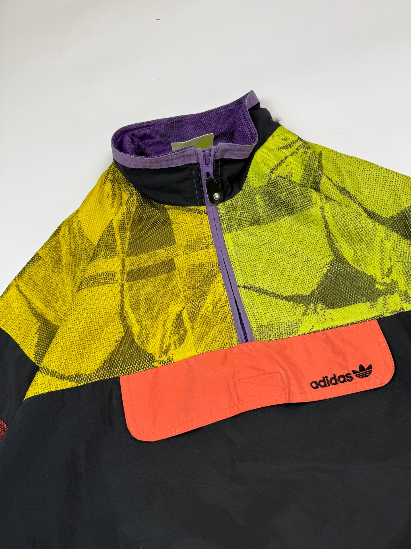 Vintage 90s Adidas originals anorak windbreaker jacket (M)