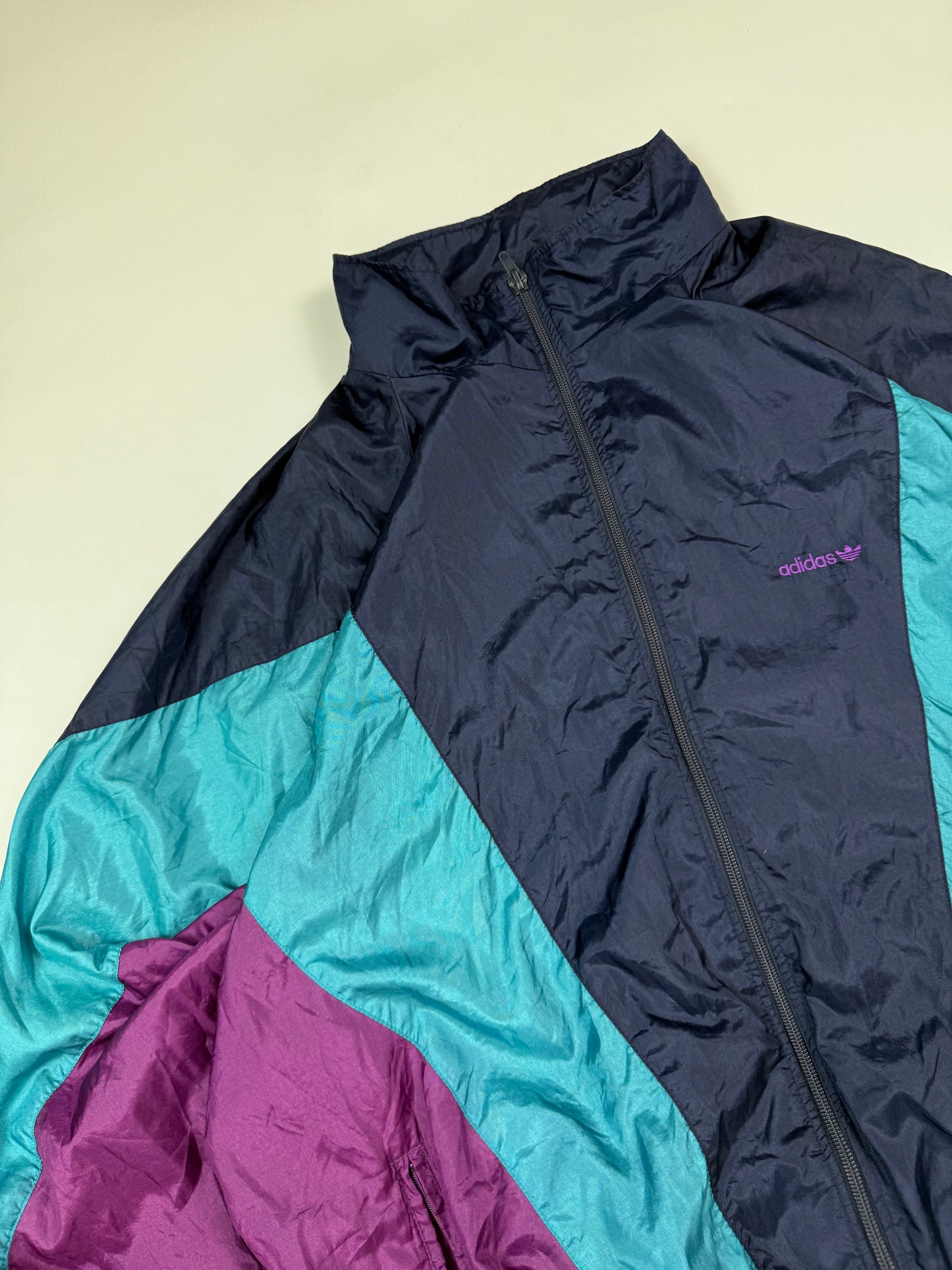 Vintage 90s Adidas originals shell track jacket (M)