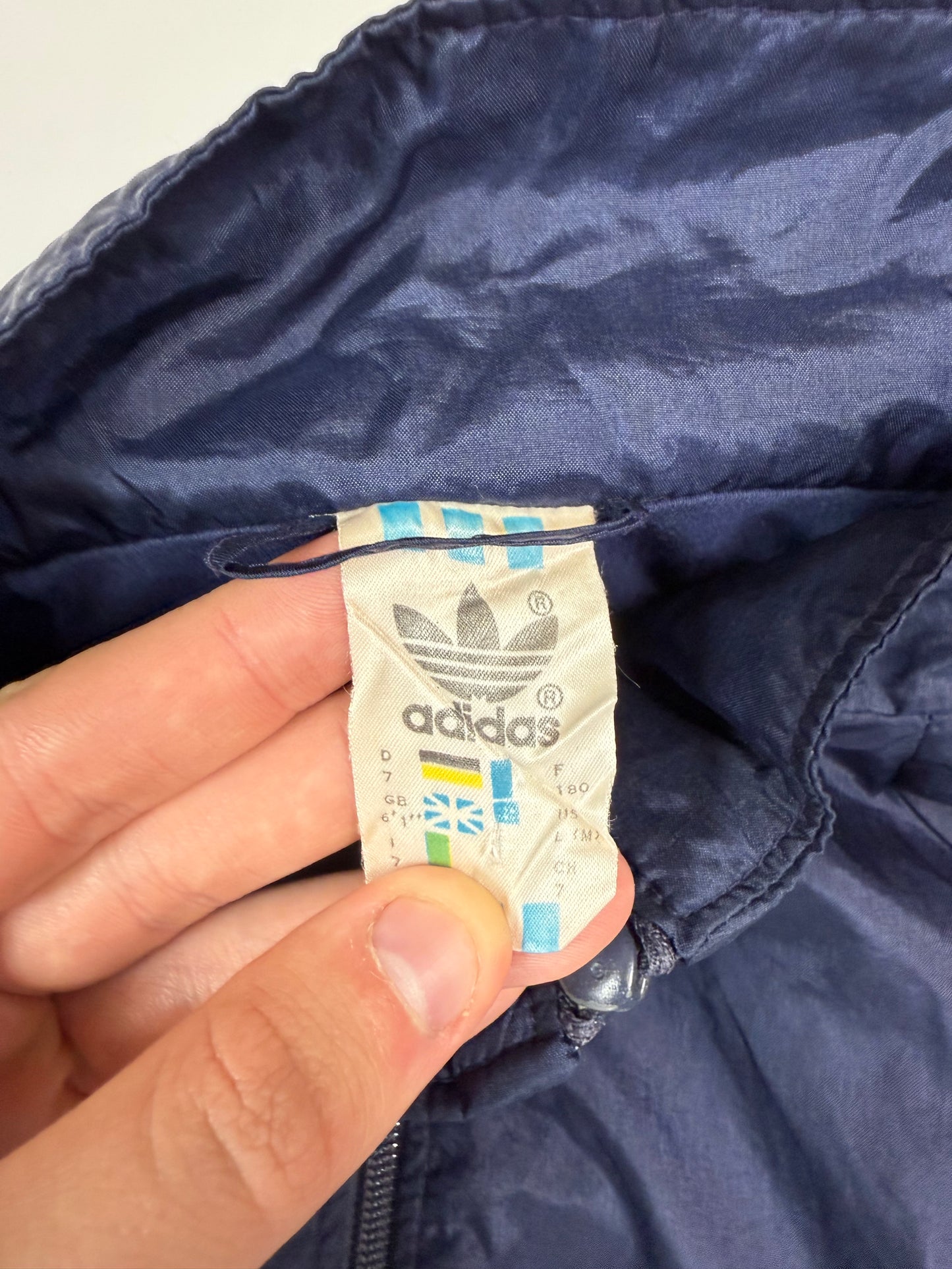 Vintage 90s Adidas originals shell track jacket (M)