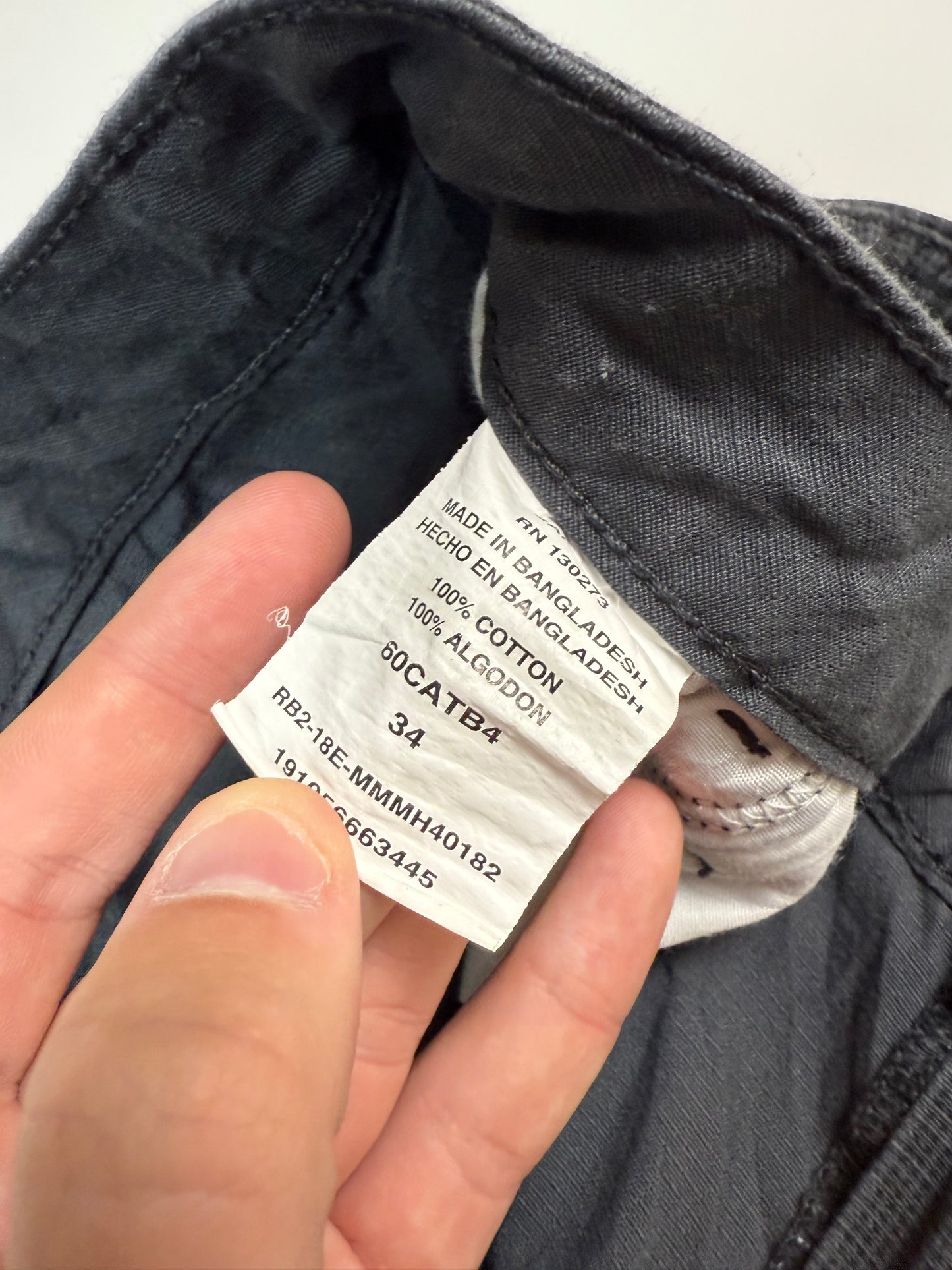 Wrangler baggy checkered cargo shorts (W34)