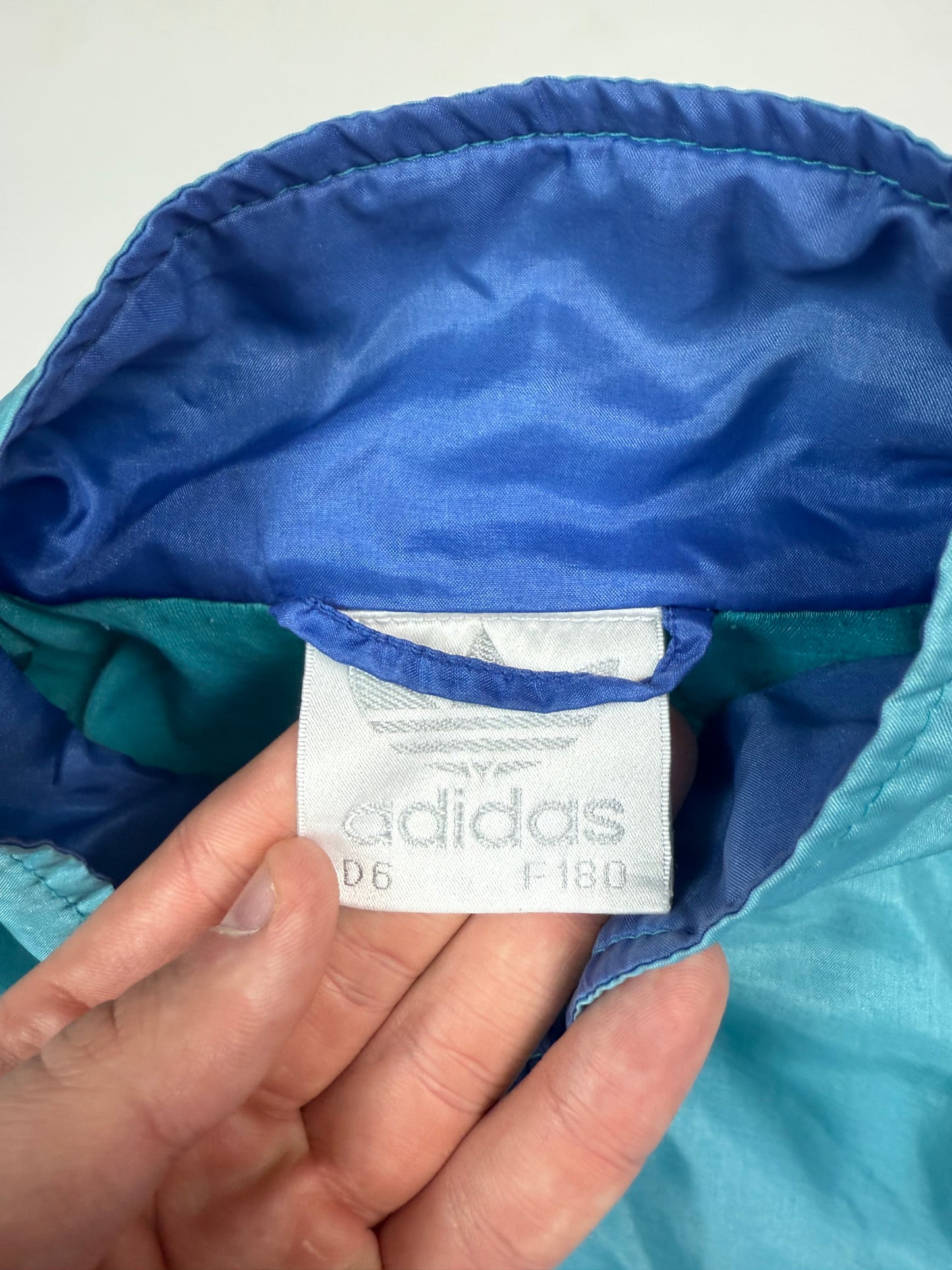 Vintage 90s Adidas originals colour block shell track jacket (XL)