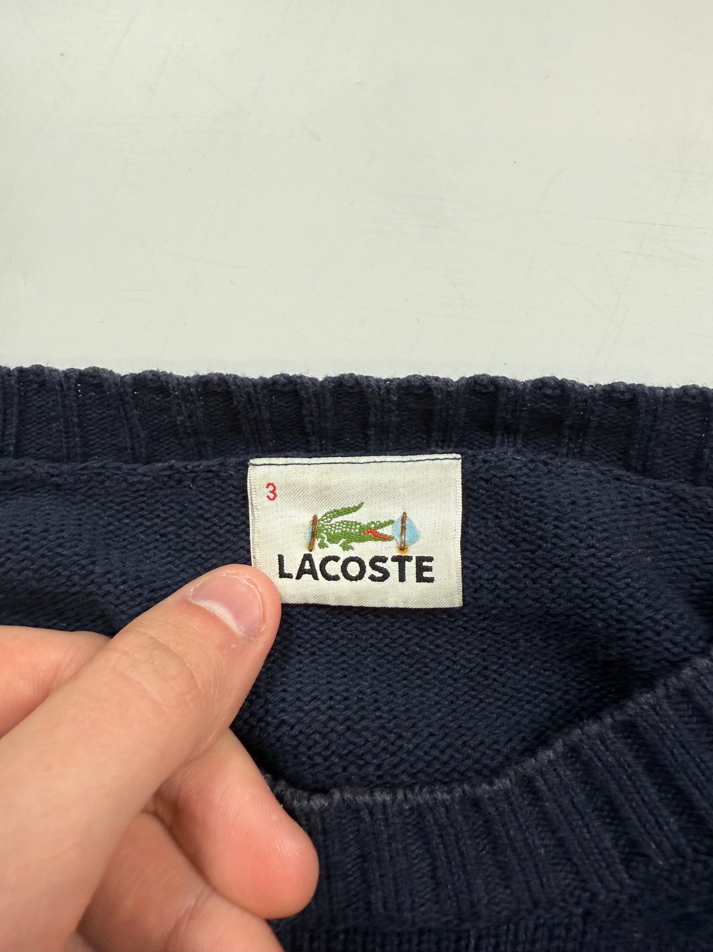 Lacoste knit sweater (S)