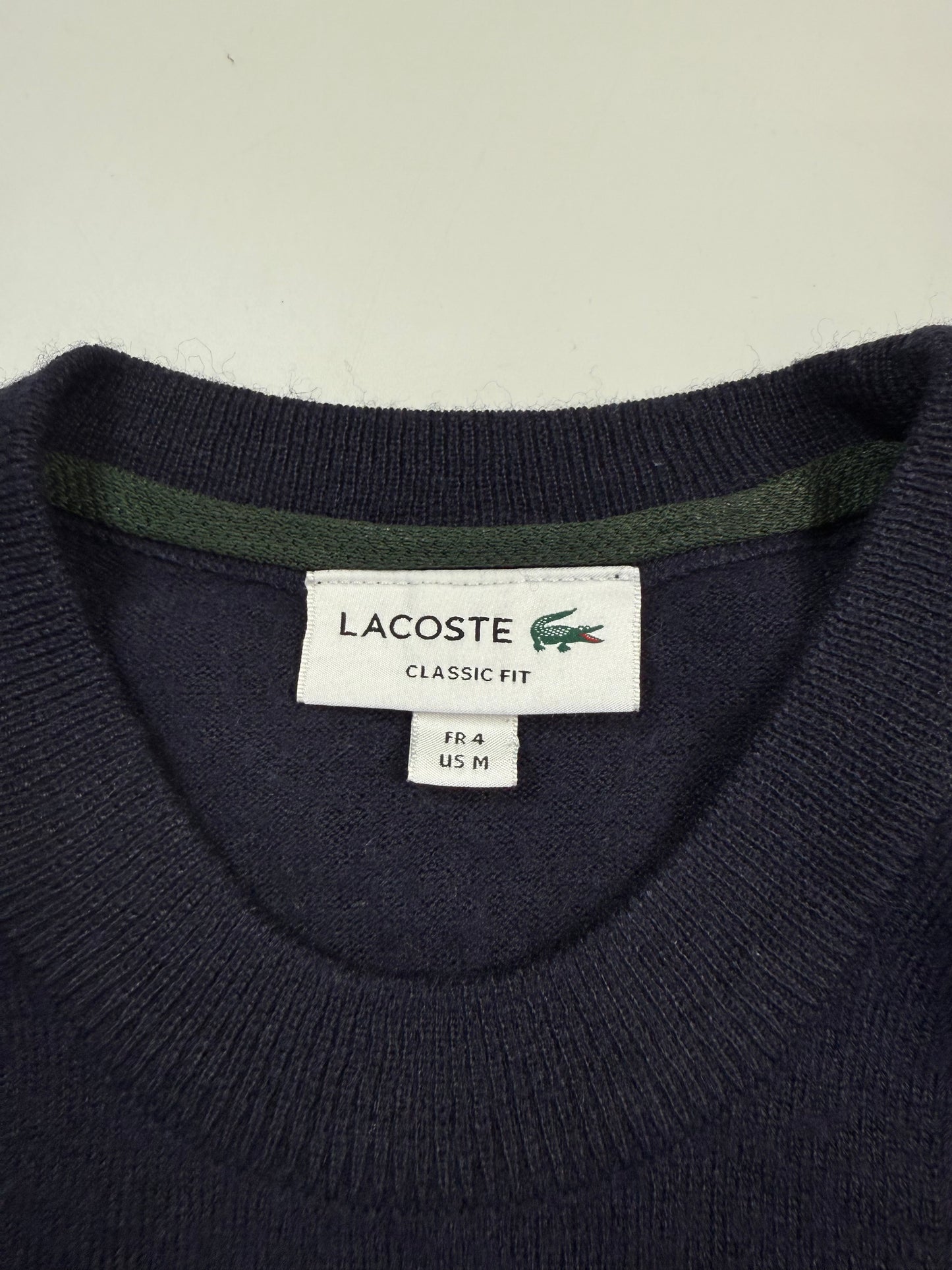 Lacoste wool knit sweater (M)