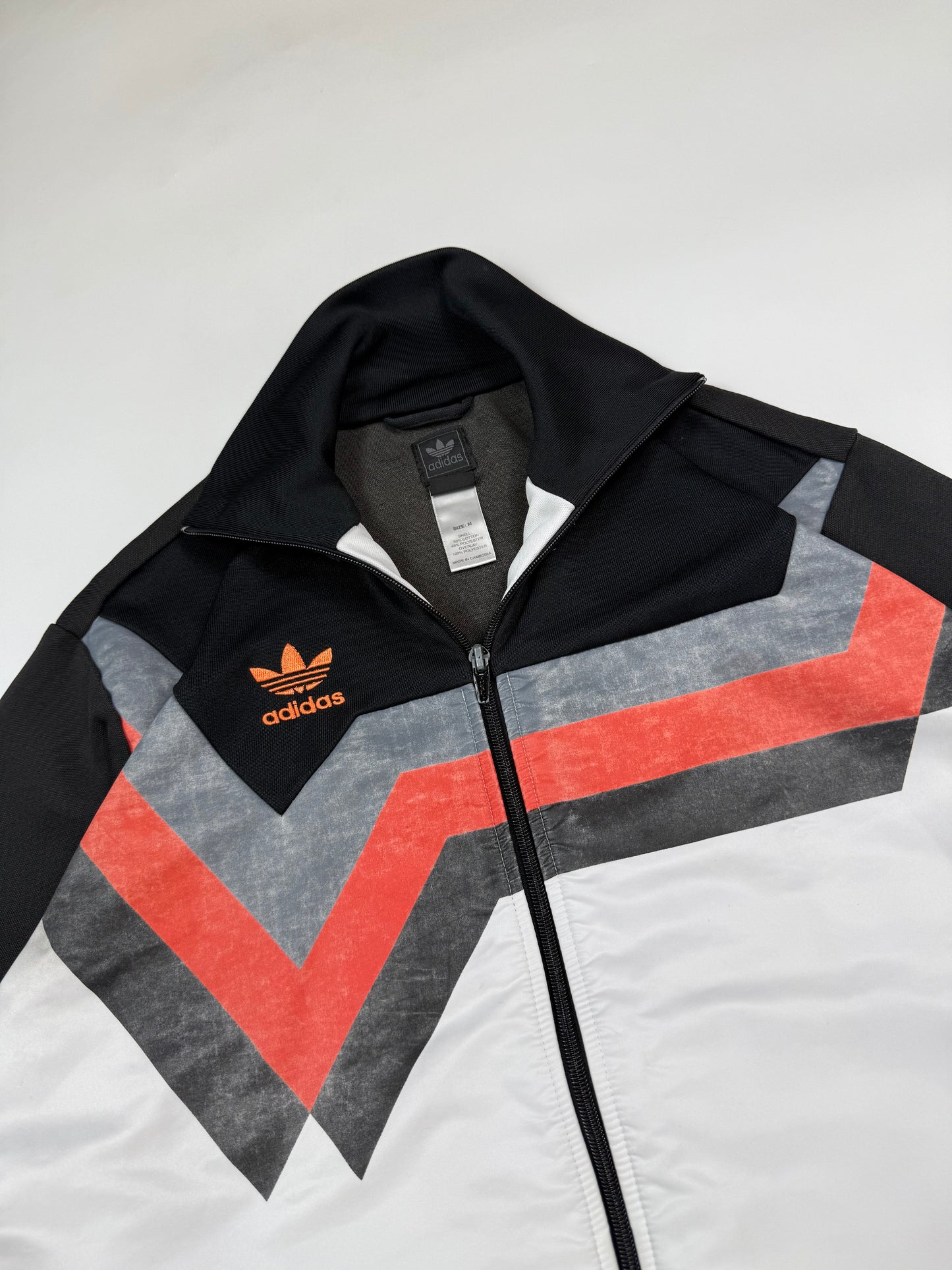 Vintage Adidas originals colour block track top (M)