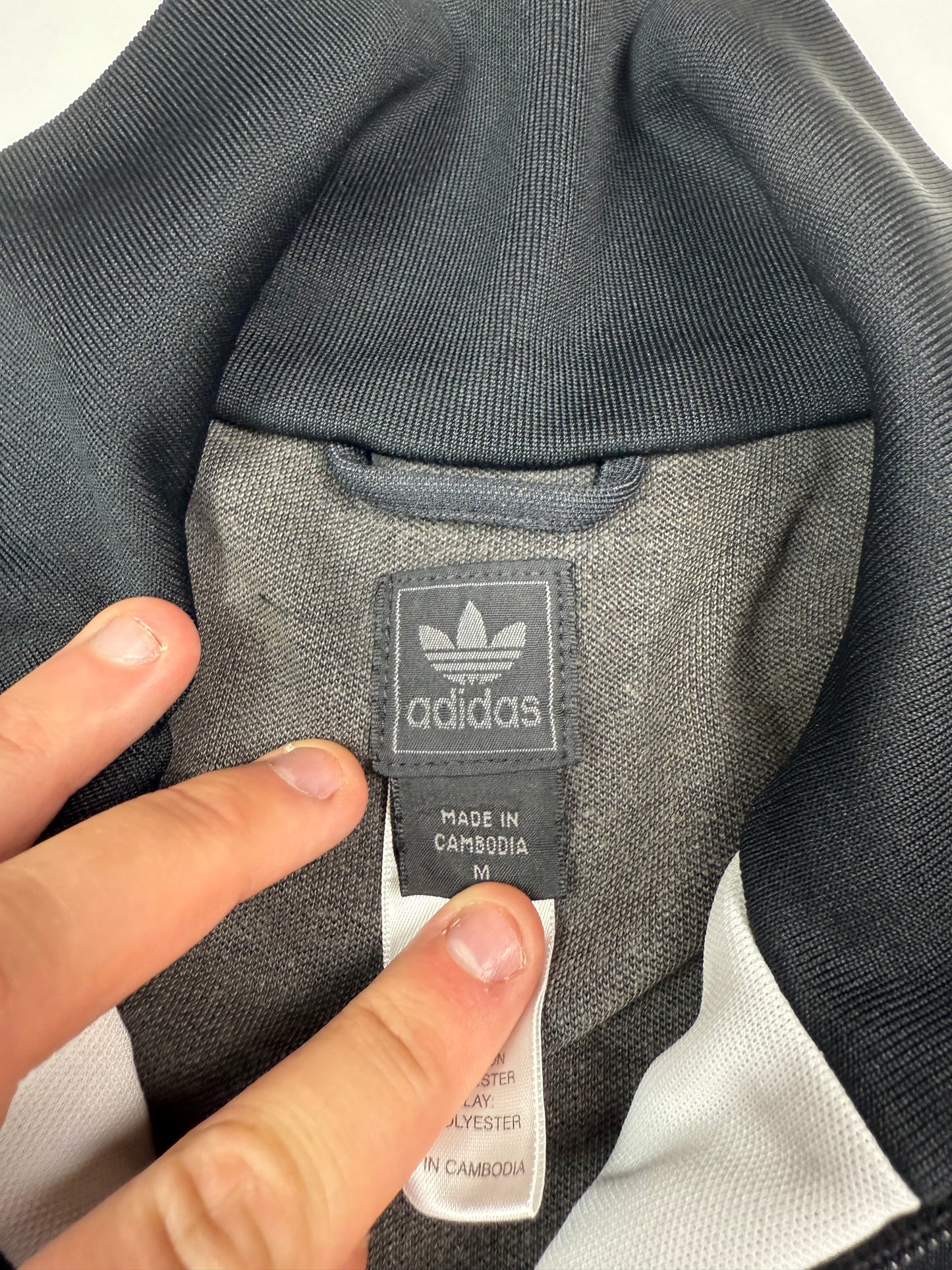 Vintage Adidas originals colour block track top (M)