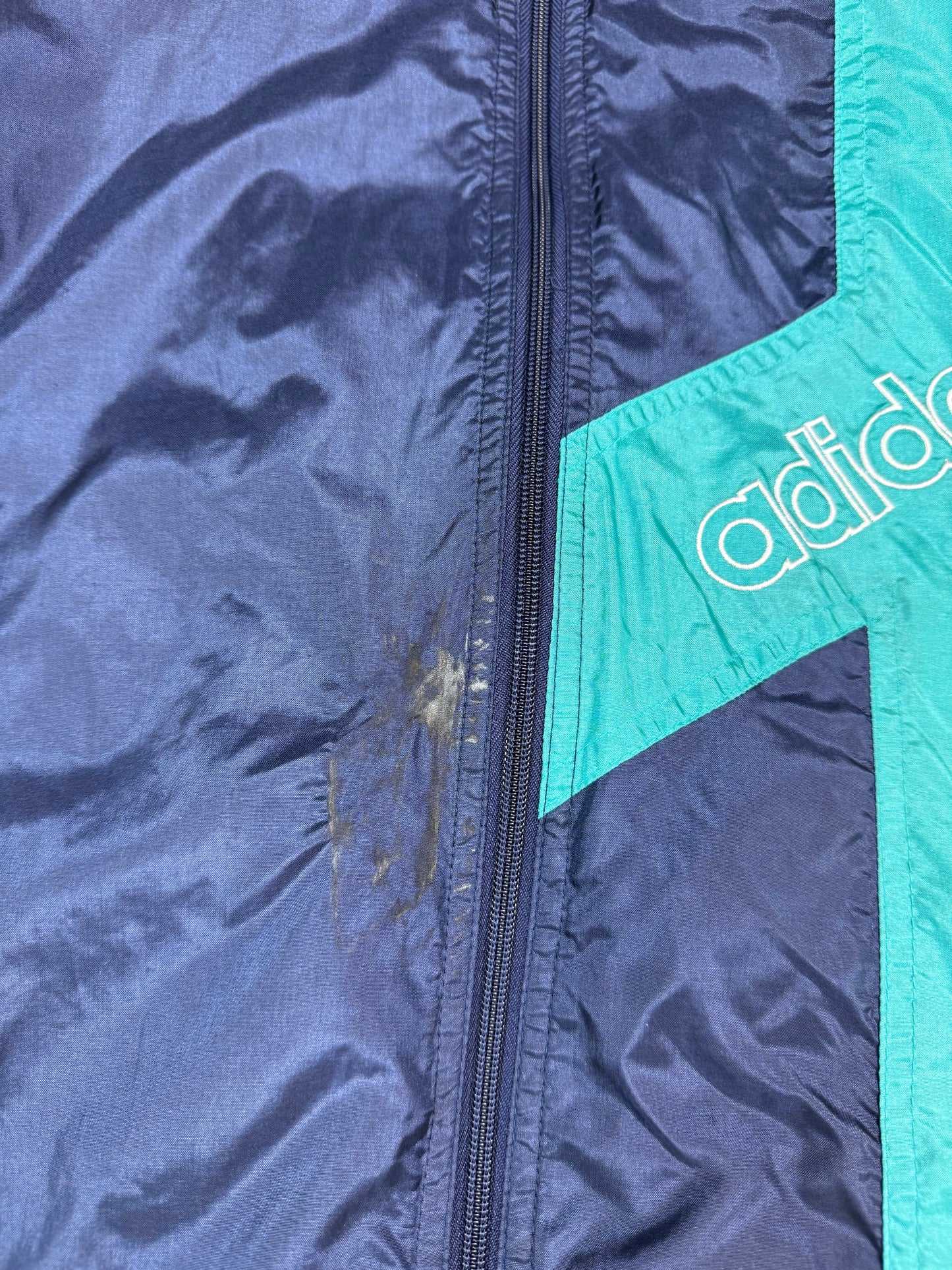 Vintage 90s Adidas originals colour block shell track jacket (XL)