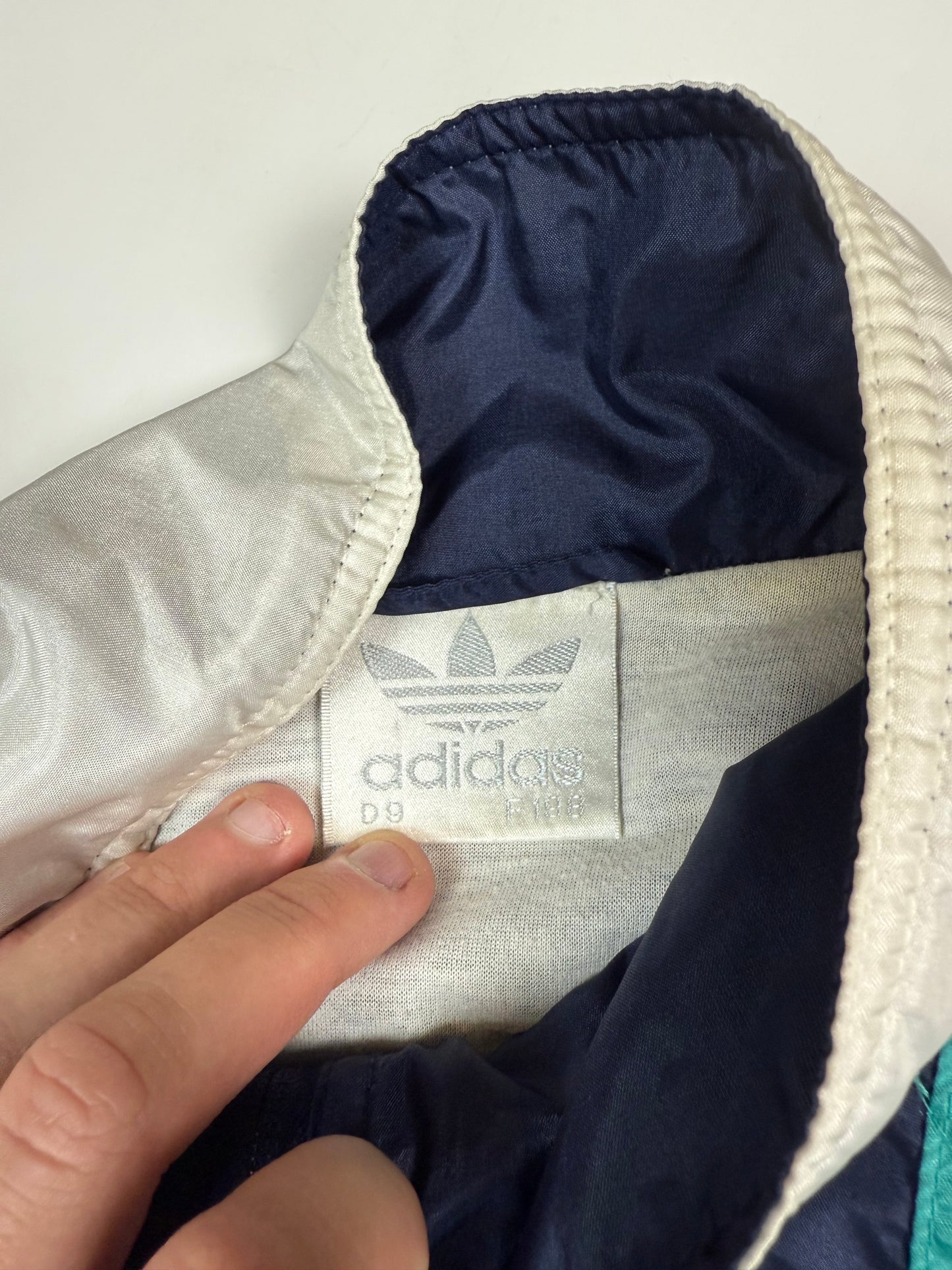 Vintage 90s Adidas originals colour block shell track jacket (XL)