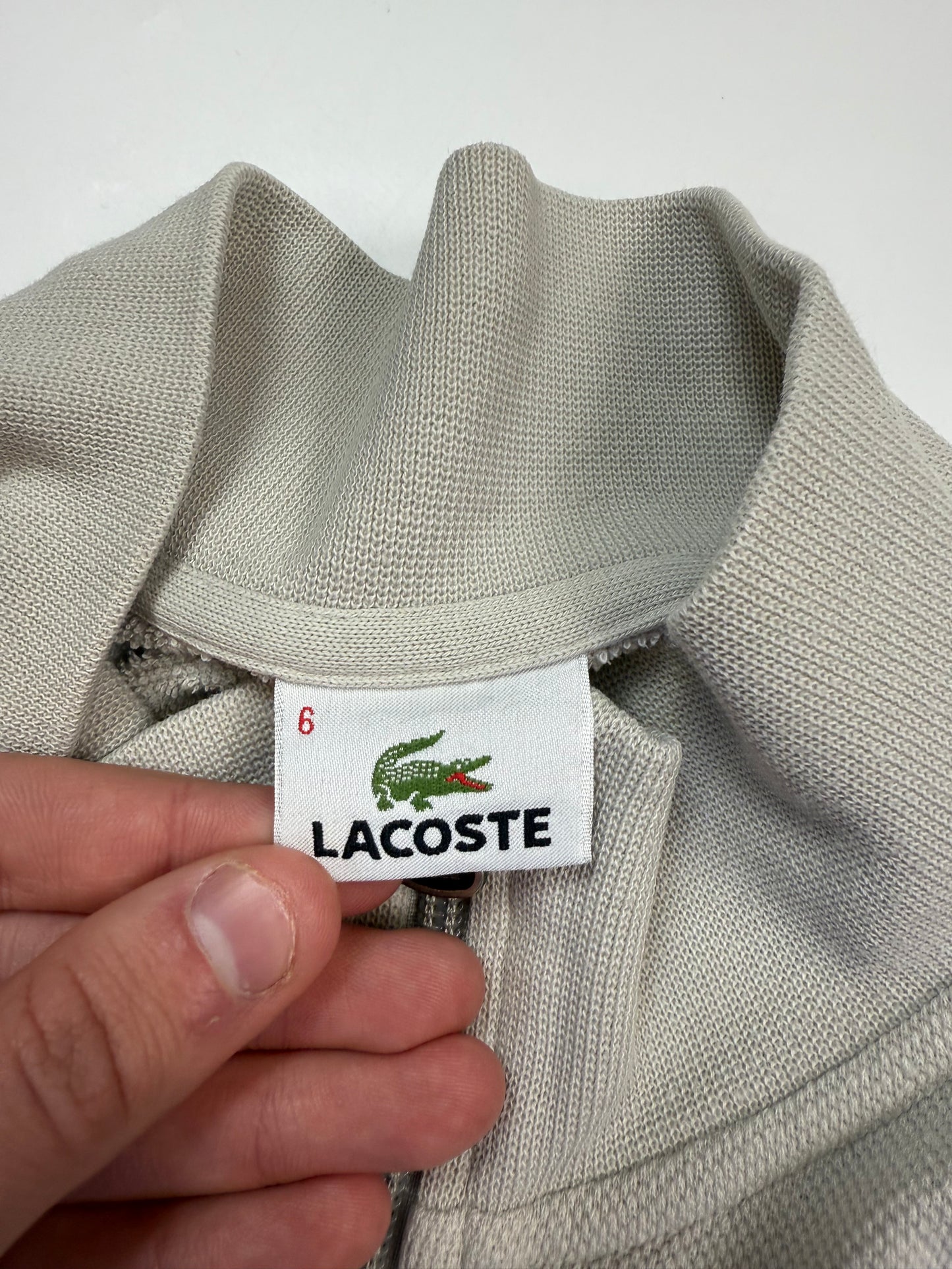 Lacoste zip up jumper (XL)