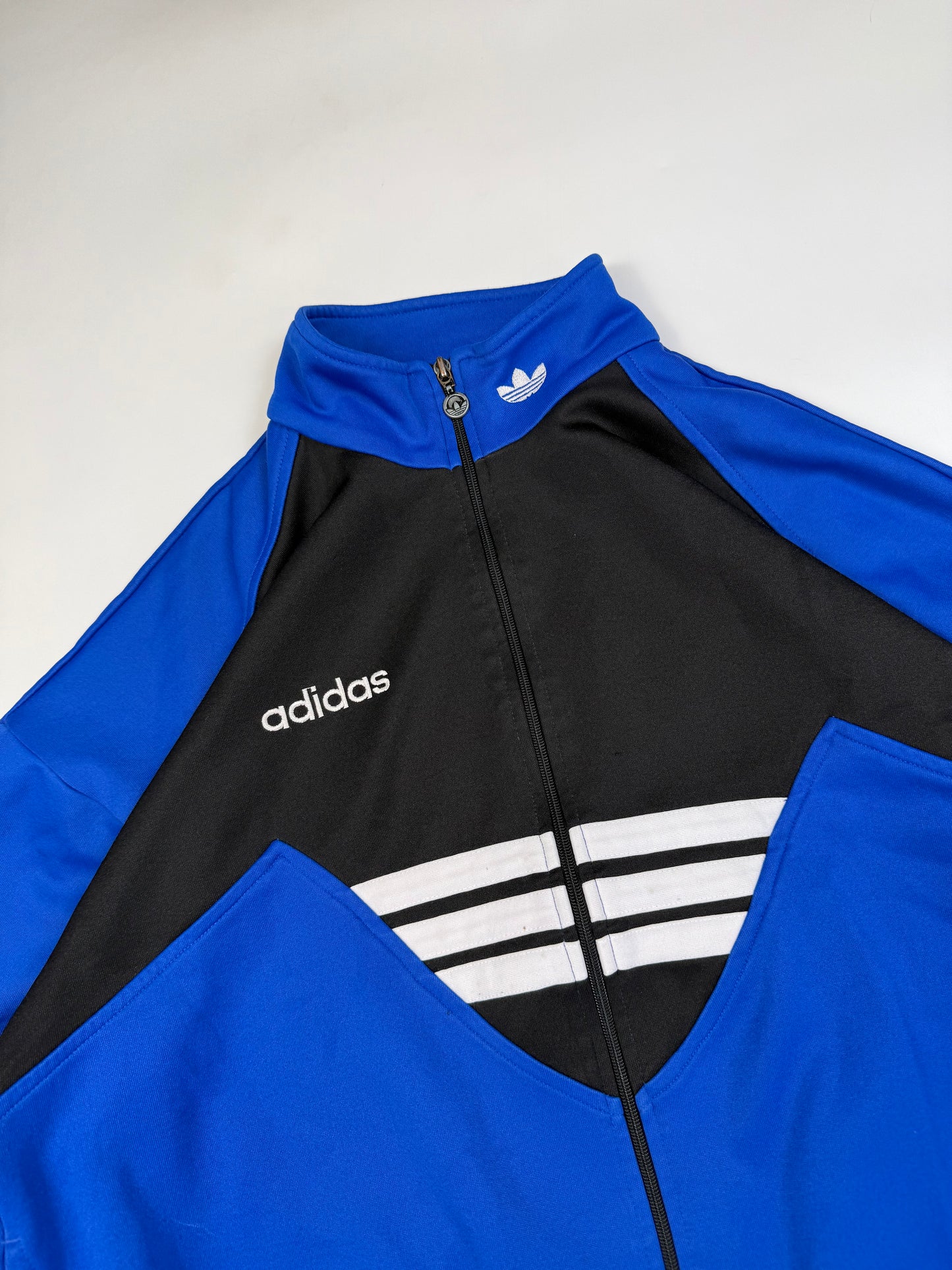 Vintage 90s adidas originals colour block track top (L)