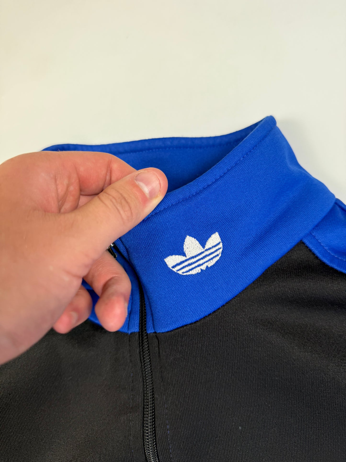 Vintage 90s adidas originals colour block track top (L)