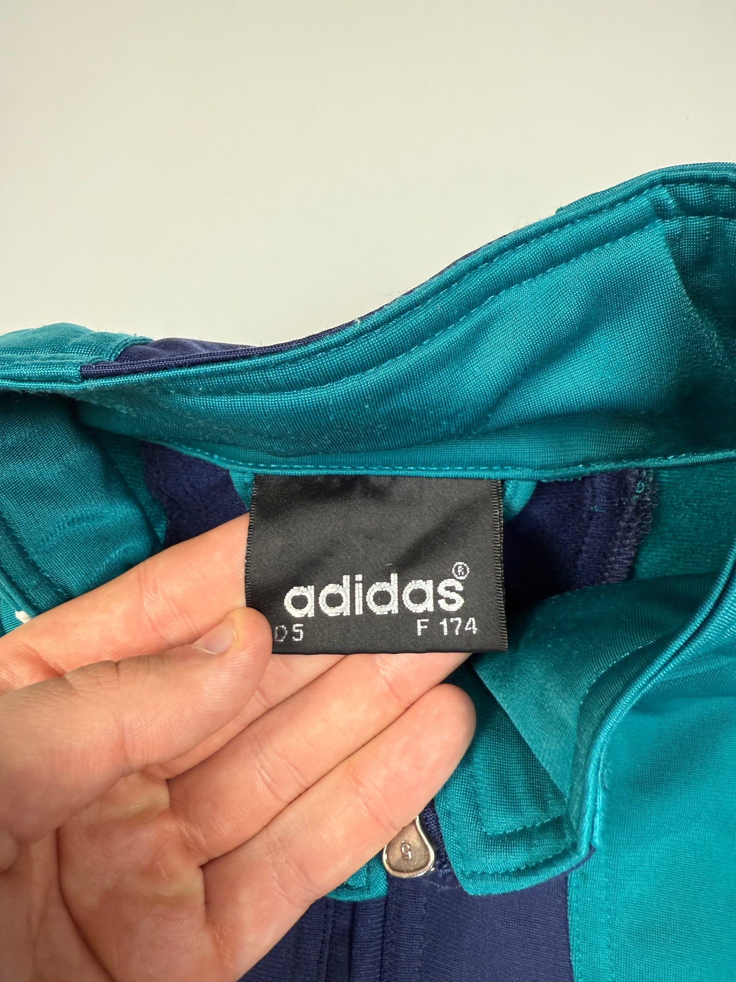 Vintage 90s adidas originals colour block track jacket (M)