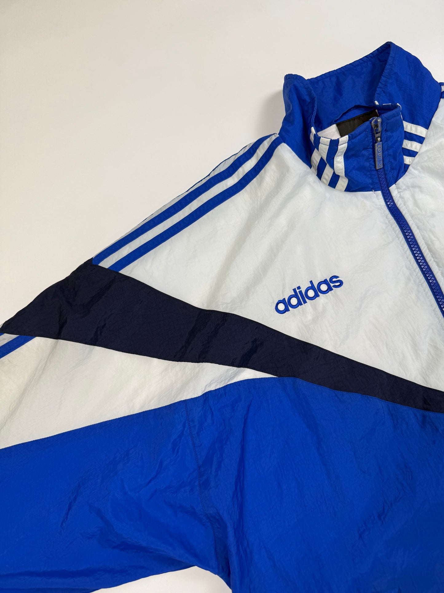 Vintage 90s adidas originals colour block shell track jacket (M)