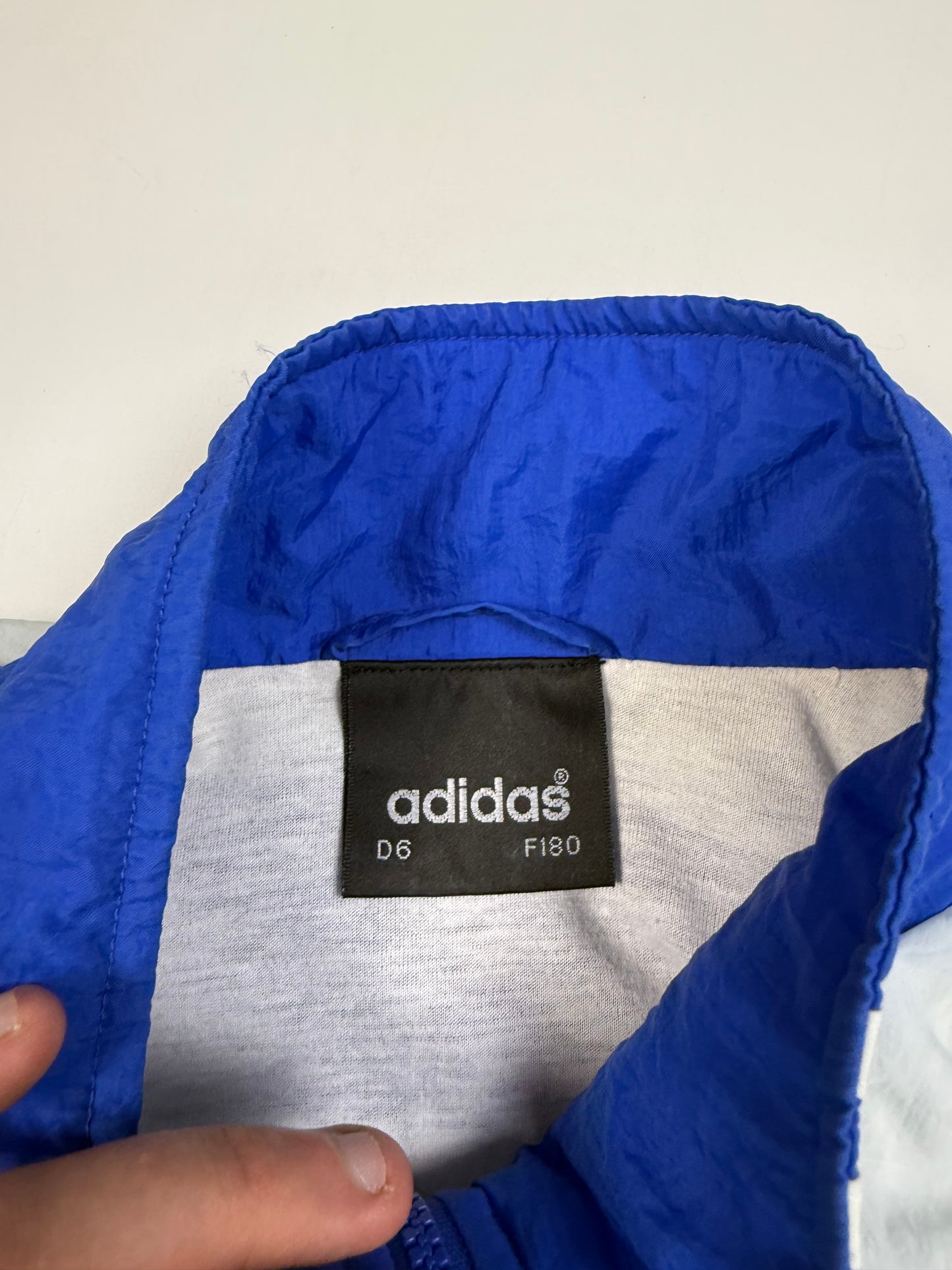 Vintage 90s adidas originals colour block shell track jacket (M)