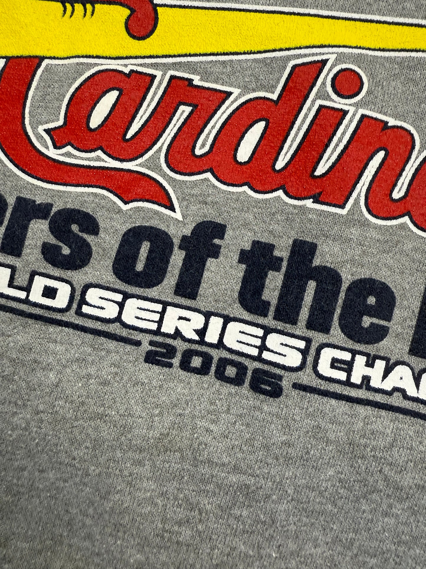 Vintage Nike St Louis Cardinals world series 2006 centre swoosh hoodie (L)