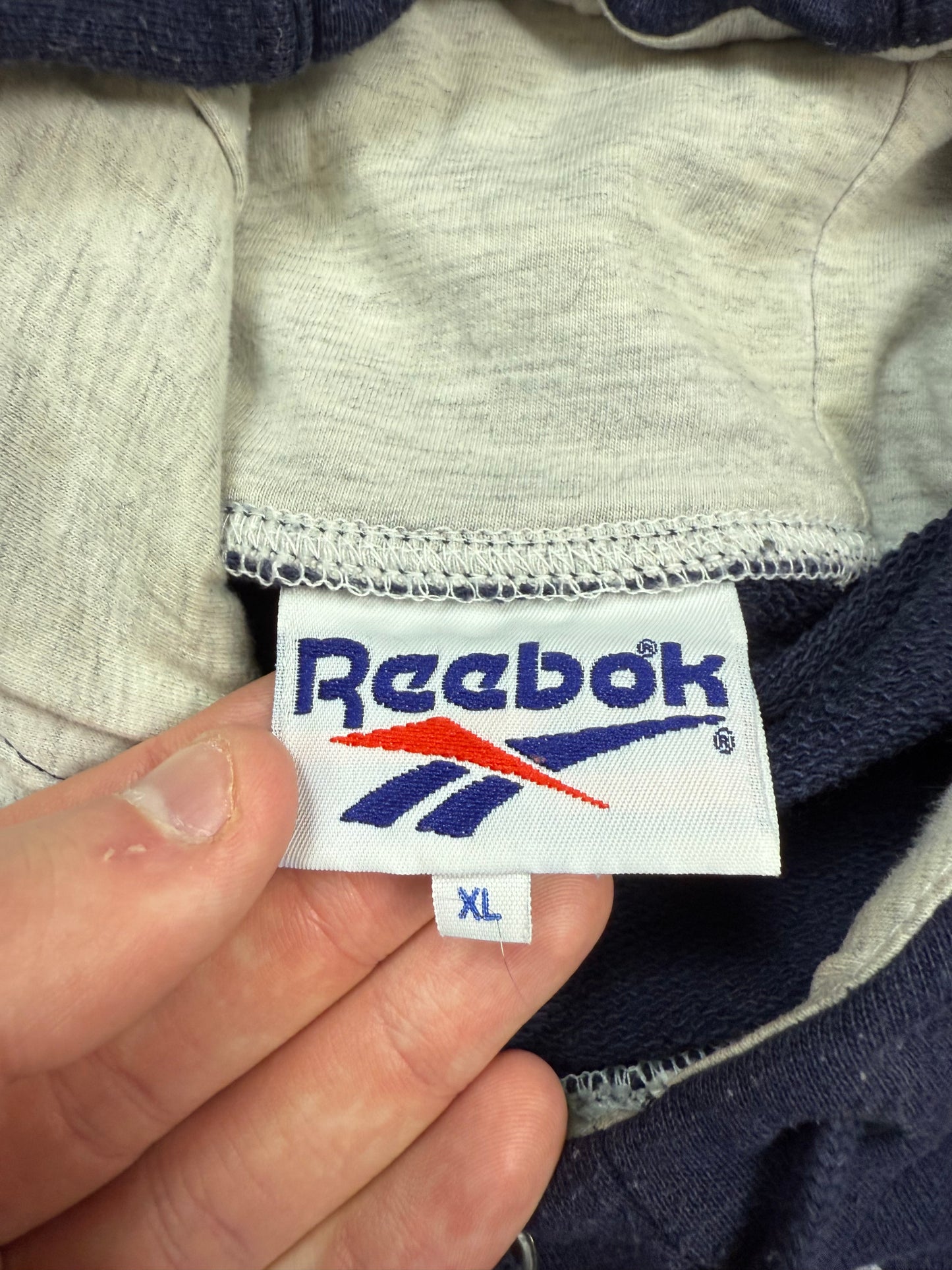 Vintage 90s Reebok centre logo hoodie (XL)