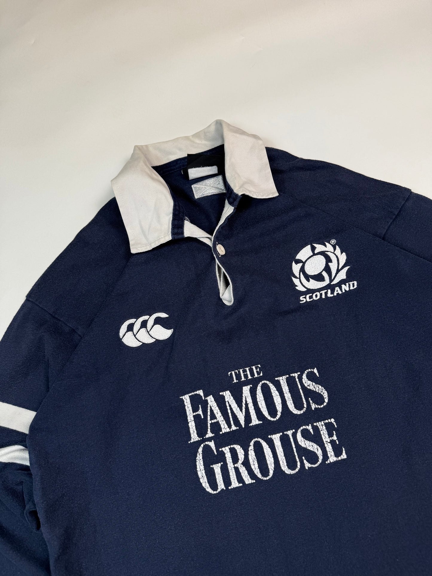 Vintage Scotland 2002-05 Canterbury rugby union shirt (M)
