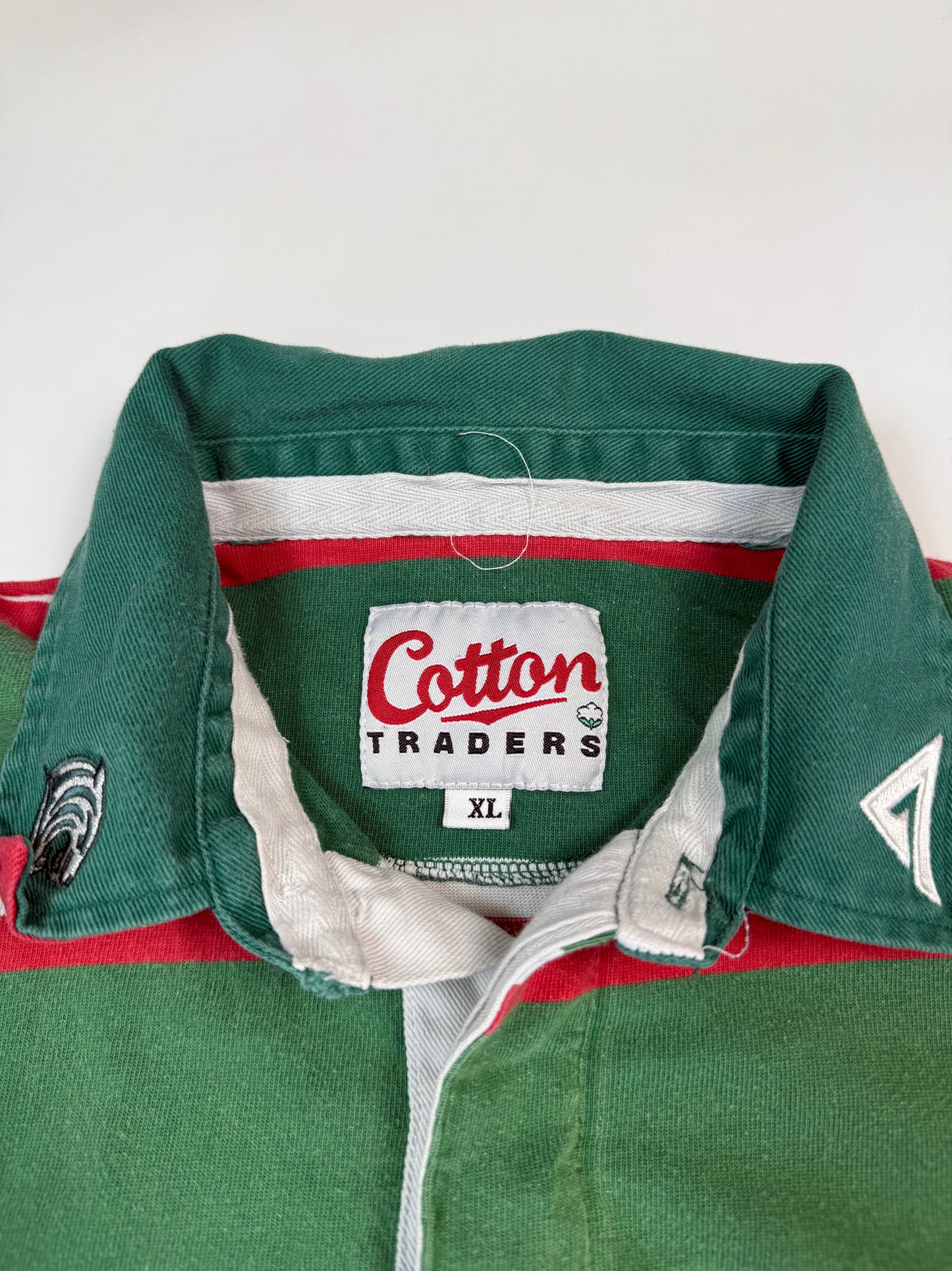 Vintage Leicester Tigers 2005-07 Cotton Traders rugby union shirt (XL)