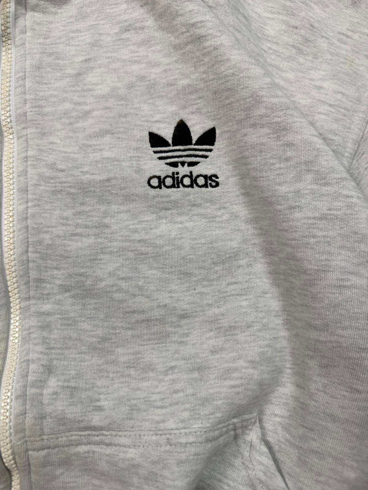 Vintage 90s Adidas originals full zip hoodie (L)