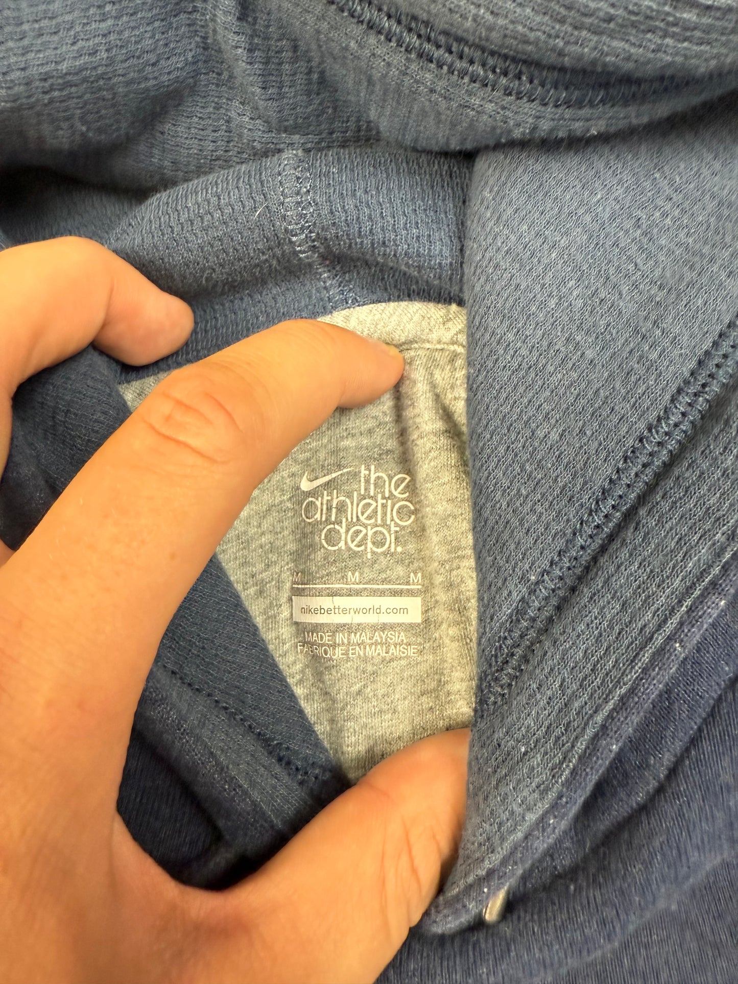 Nike athletic dept spell out hoodie (M)