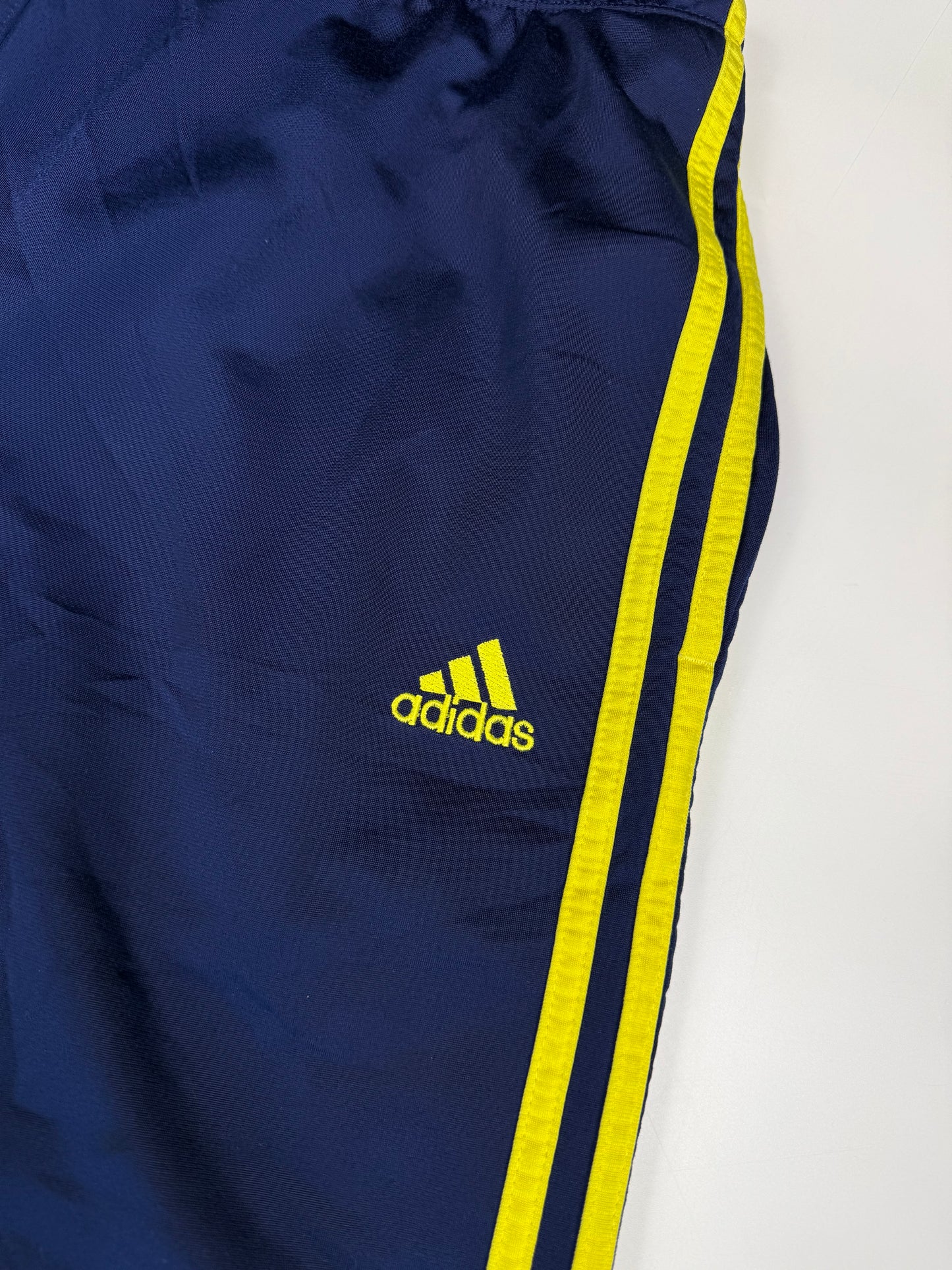 Vintage 90s Adidas side stripe baggy track pants (L)
