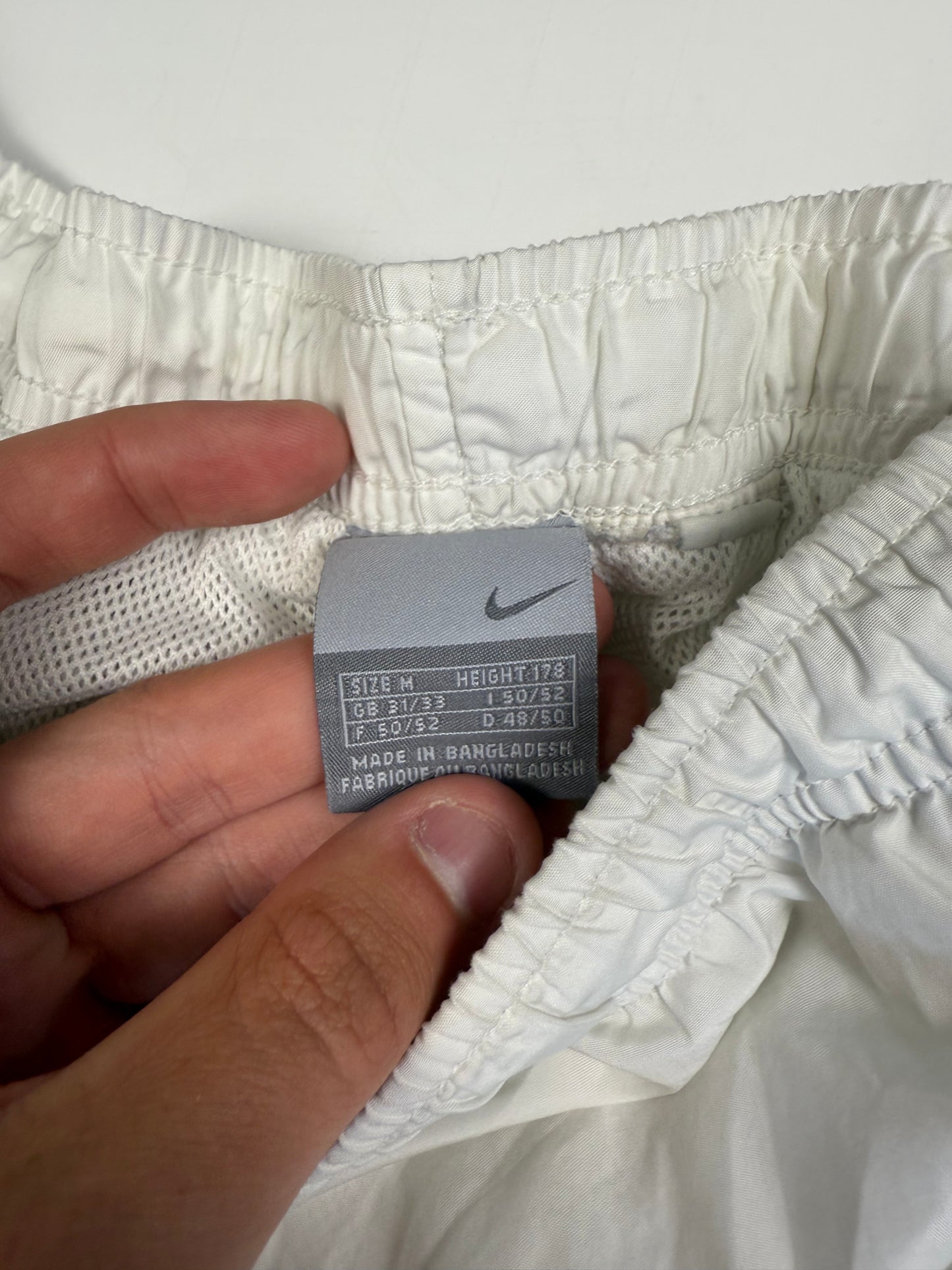 Vintage Nike side stripe track pants (M)