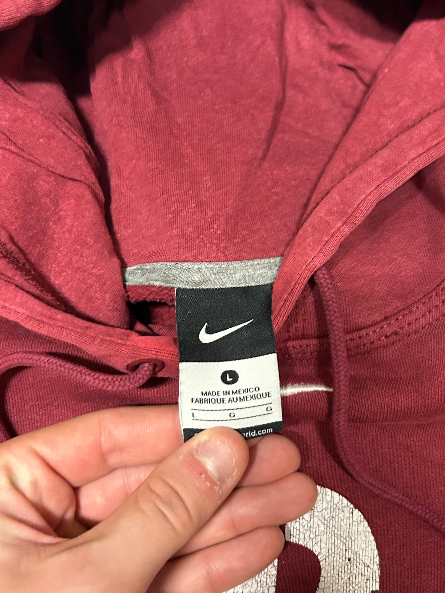 Nike Rose Hulman centre swoosh hoodie (L)