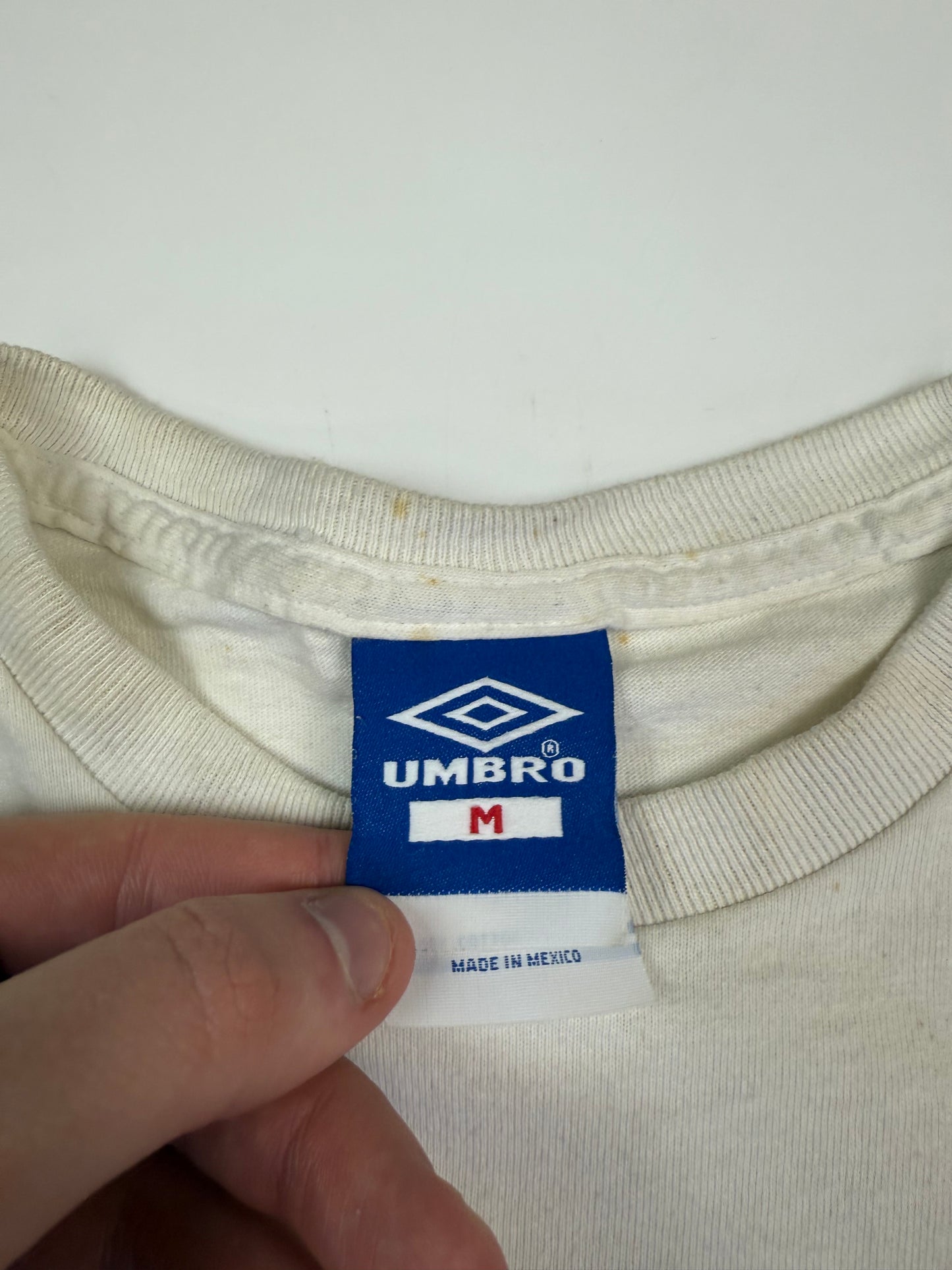 Vintage 90s Umbro graphic football tee (M)