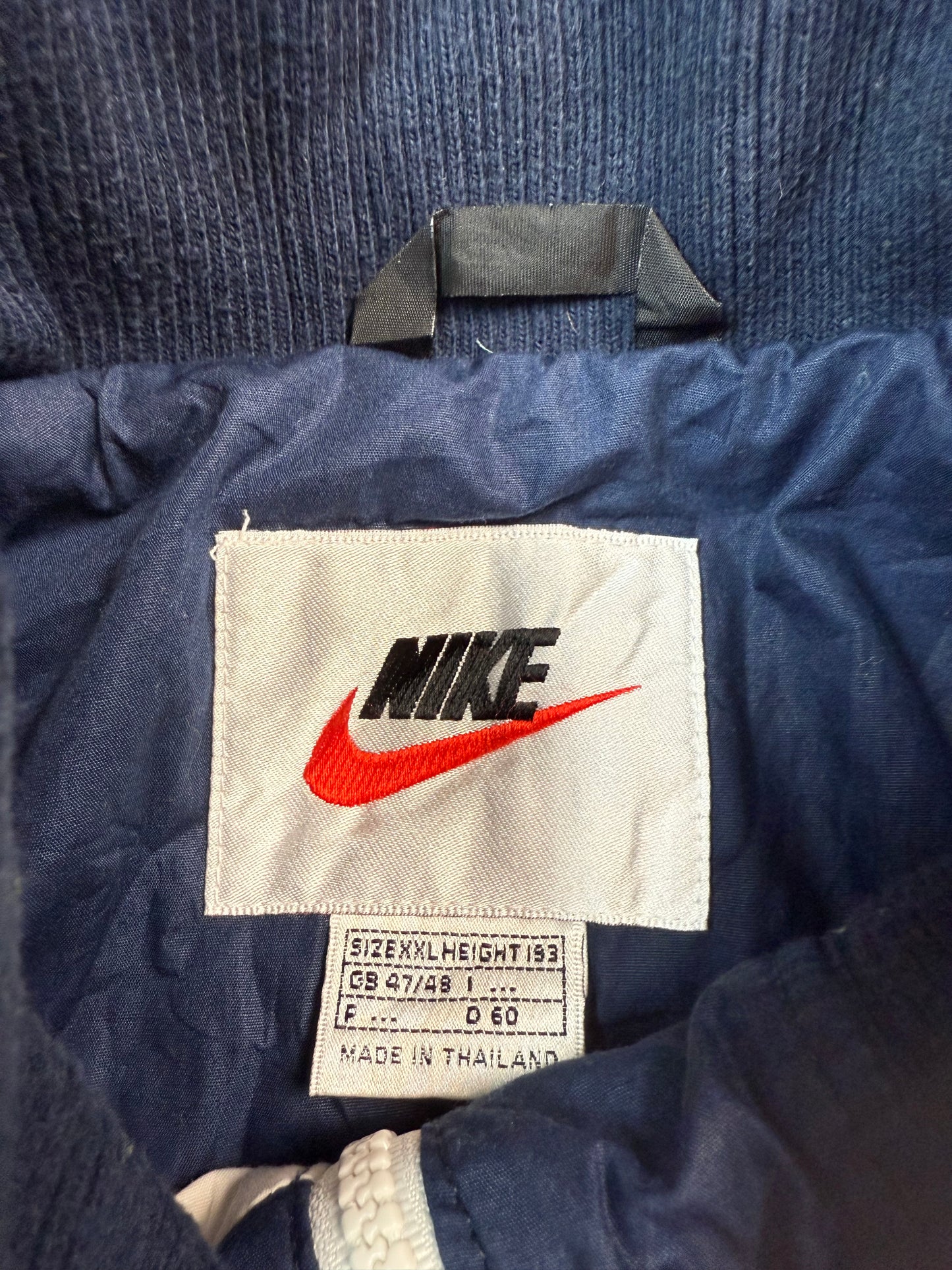 Vintage 90s Nike mini swoosh bomber jacket (XXL)