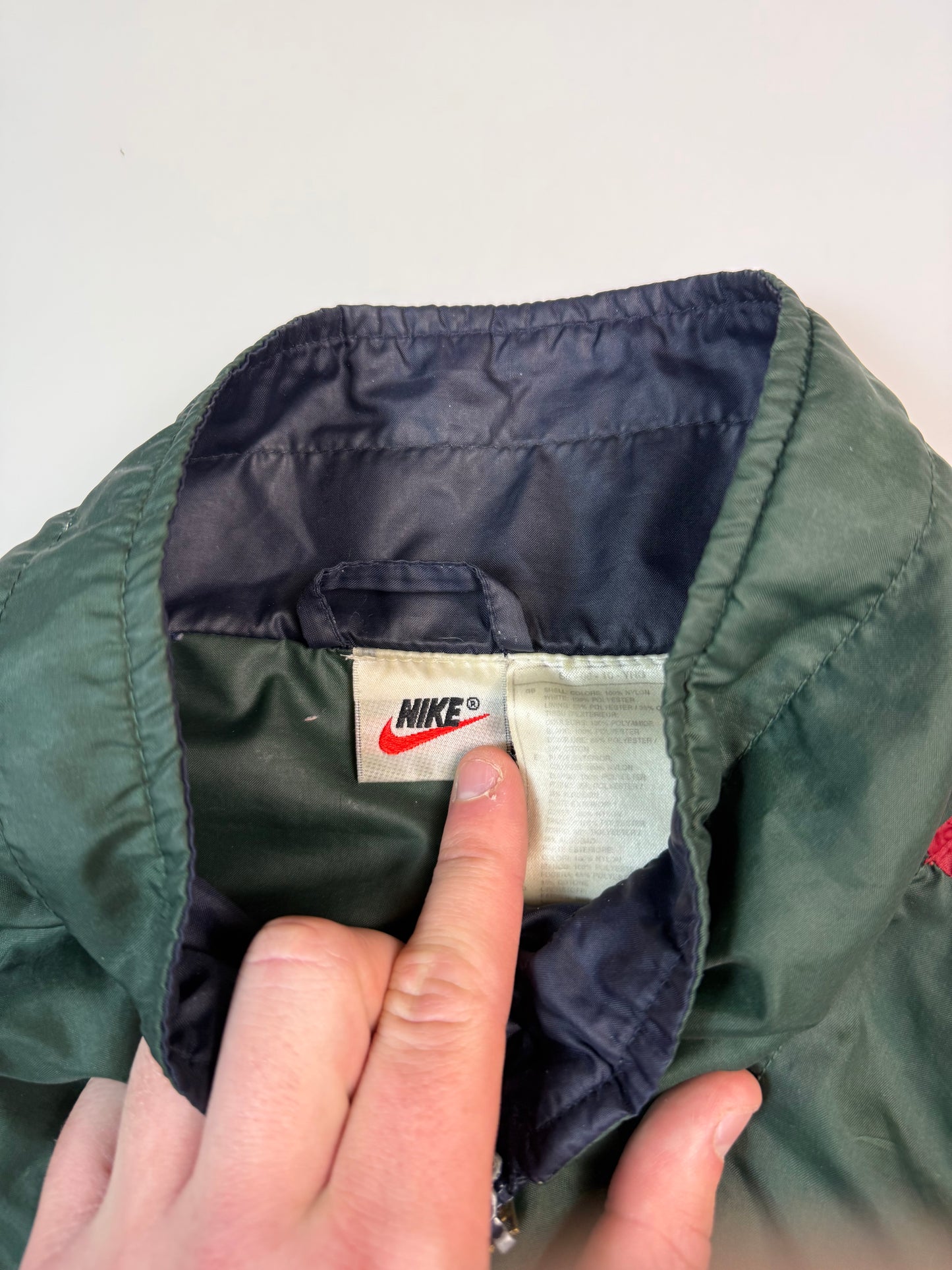 Vintage 90s Nike colour block track jacket (XXL)