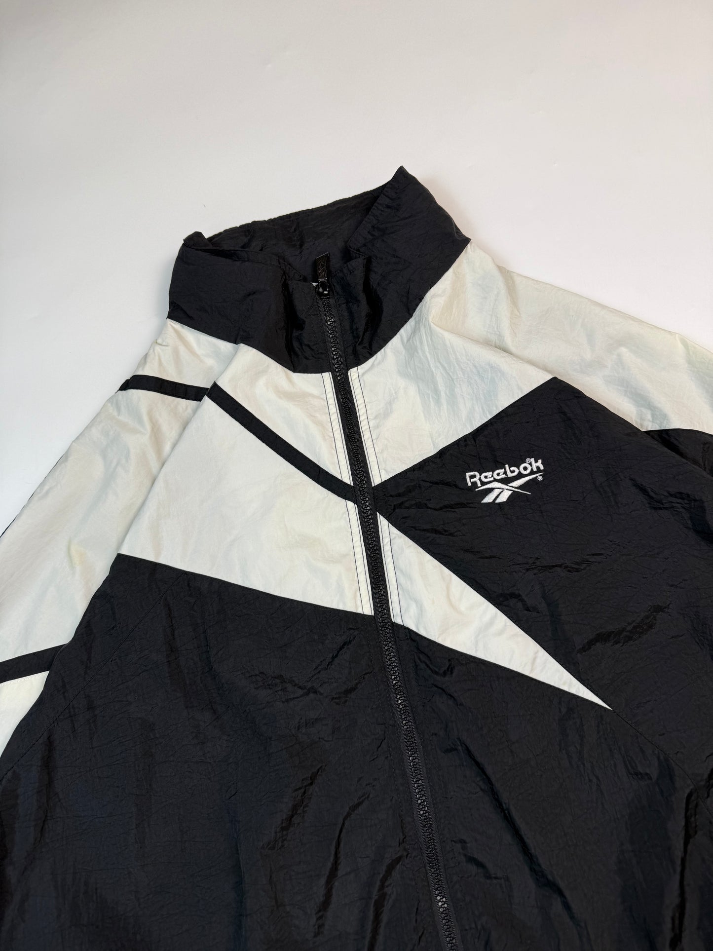 Vintage 90s Reebok colour block track jacket (L)