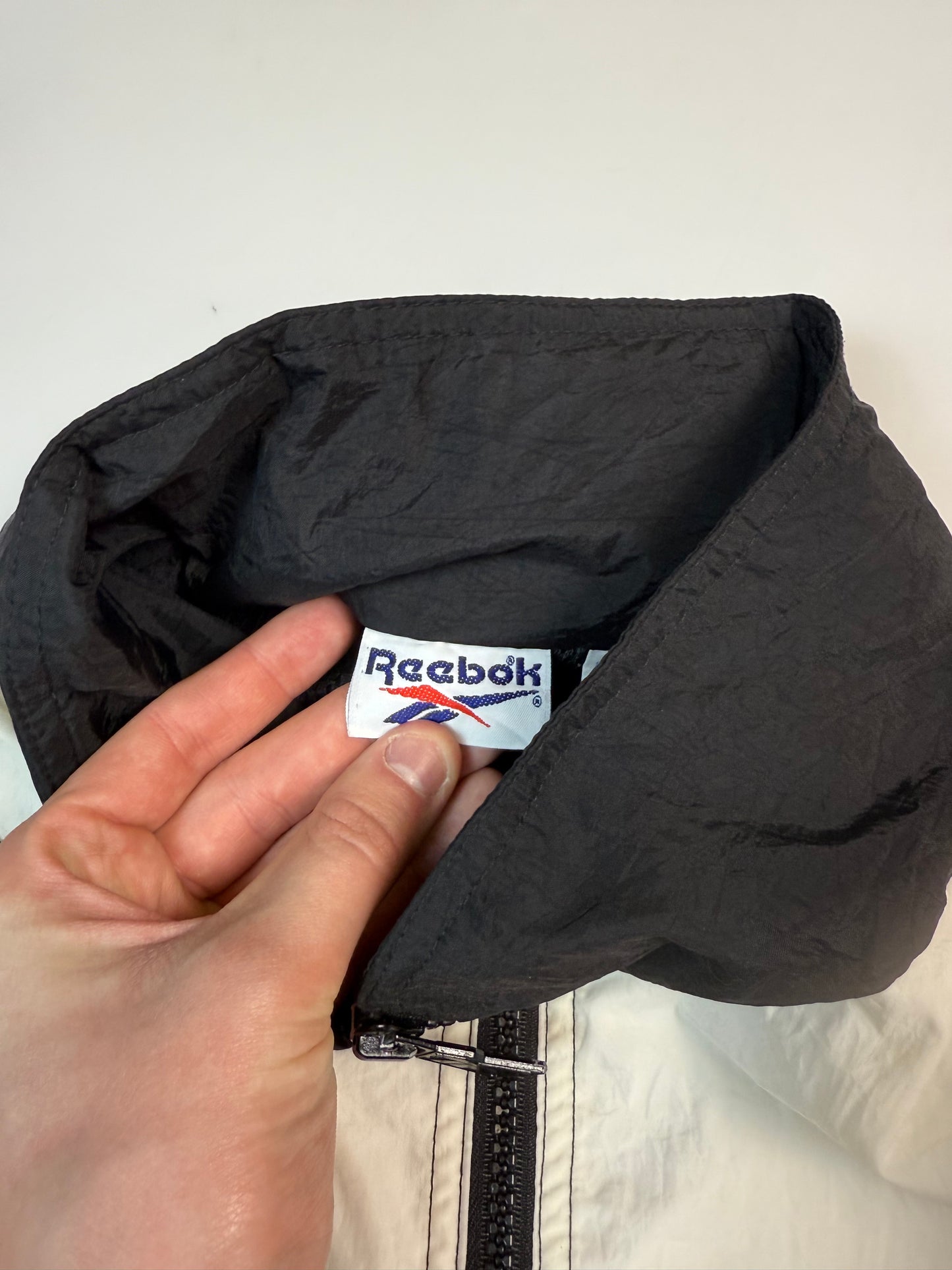 Vintage 90s Reebok colour block track jacket (L)