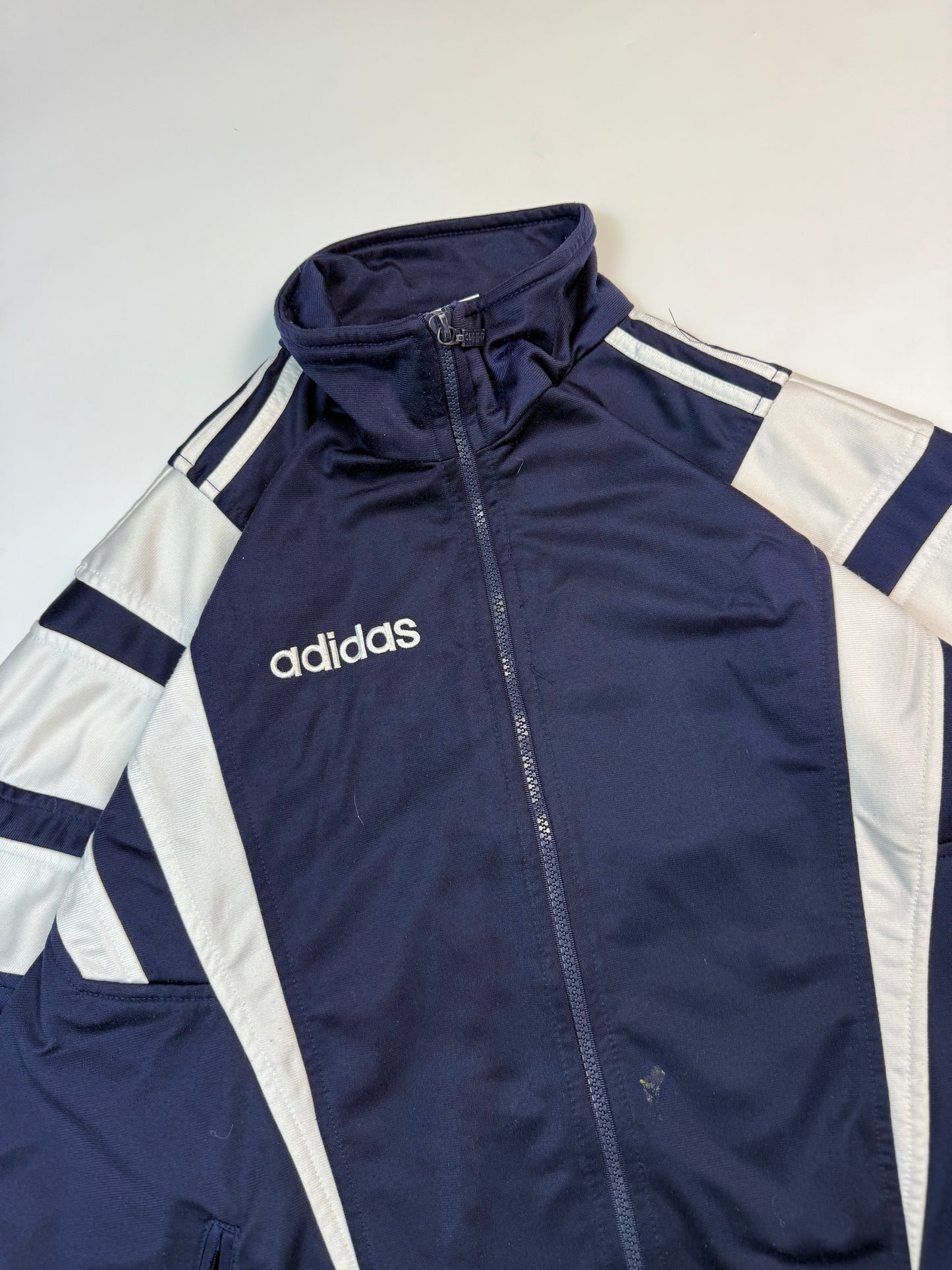 Vintage 90s Adidas originals colour block track top (M)