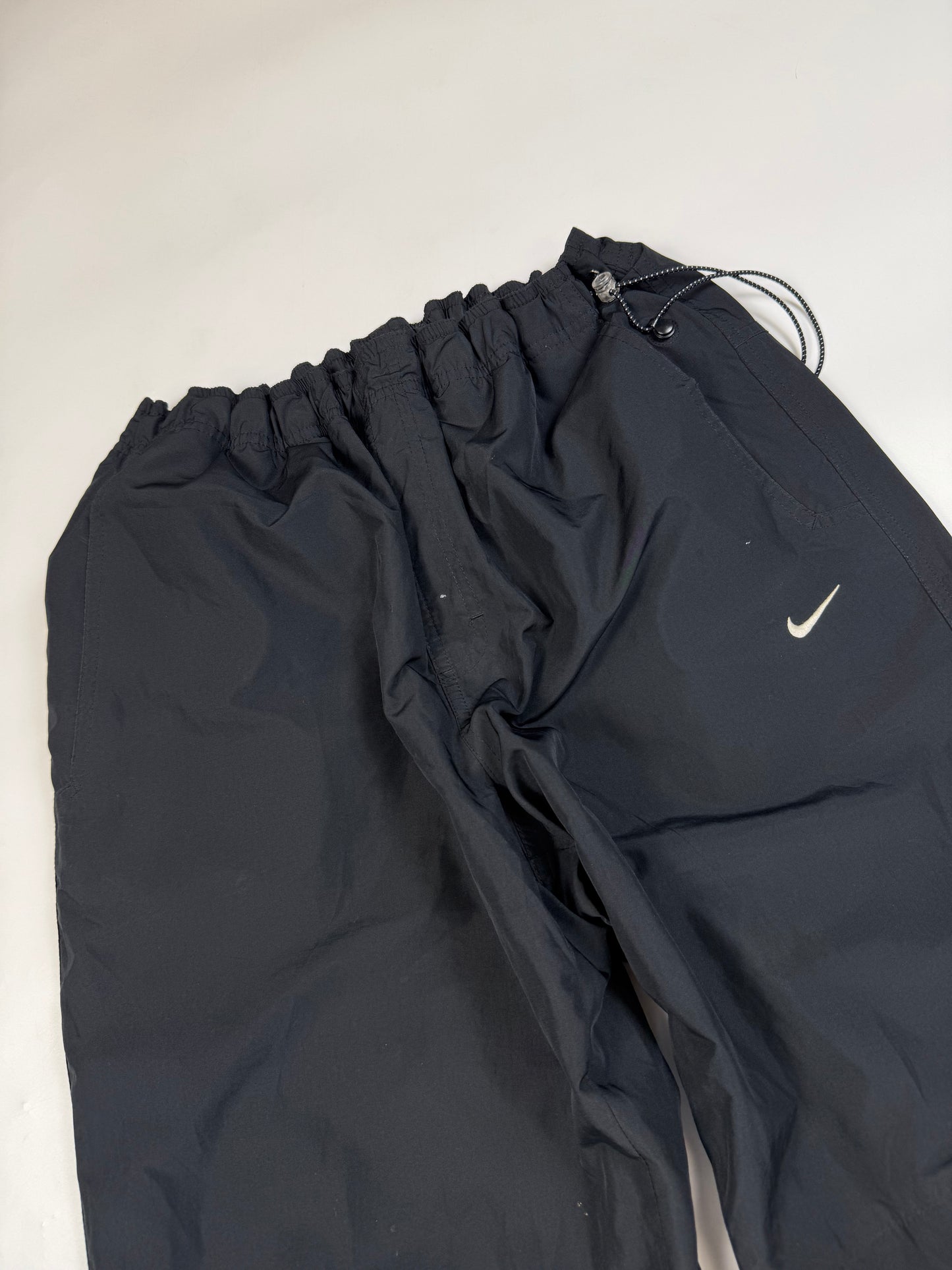 Vintage Nike spell out baggy track pants (L)