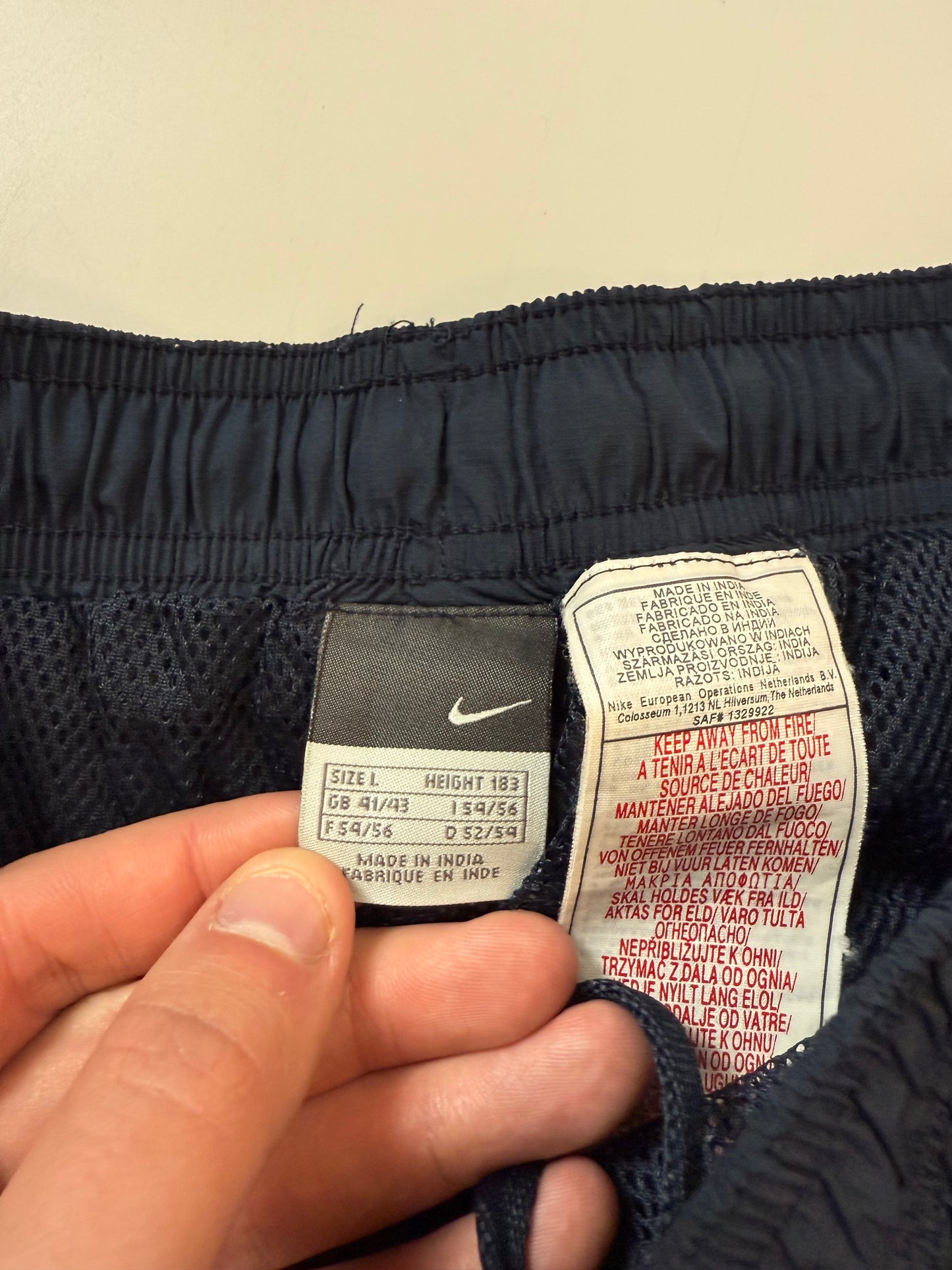 Vintage Nike football baggy track pants (L)