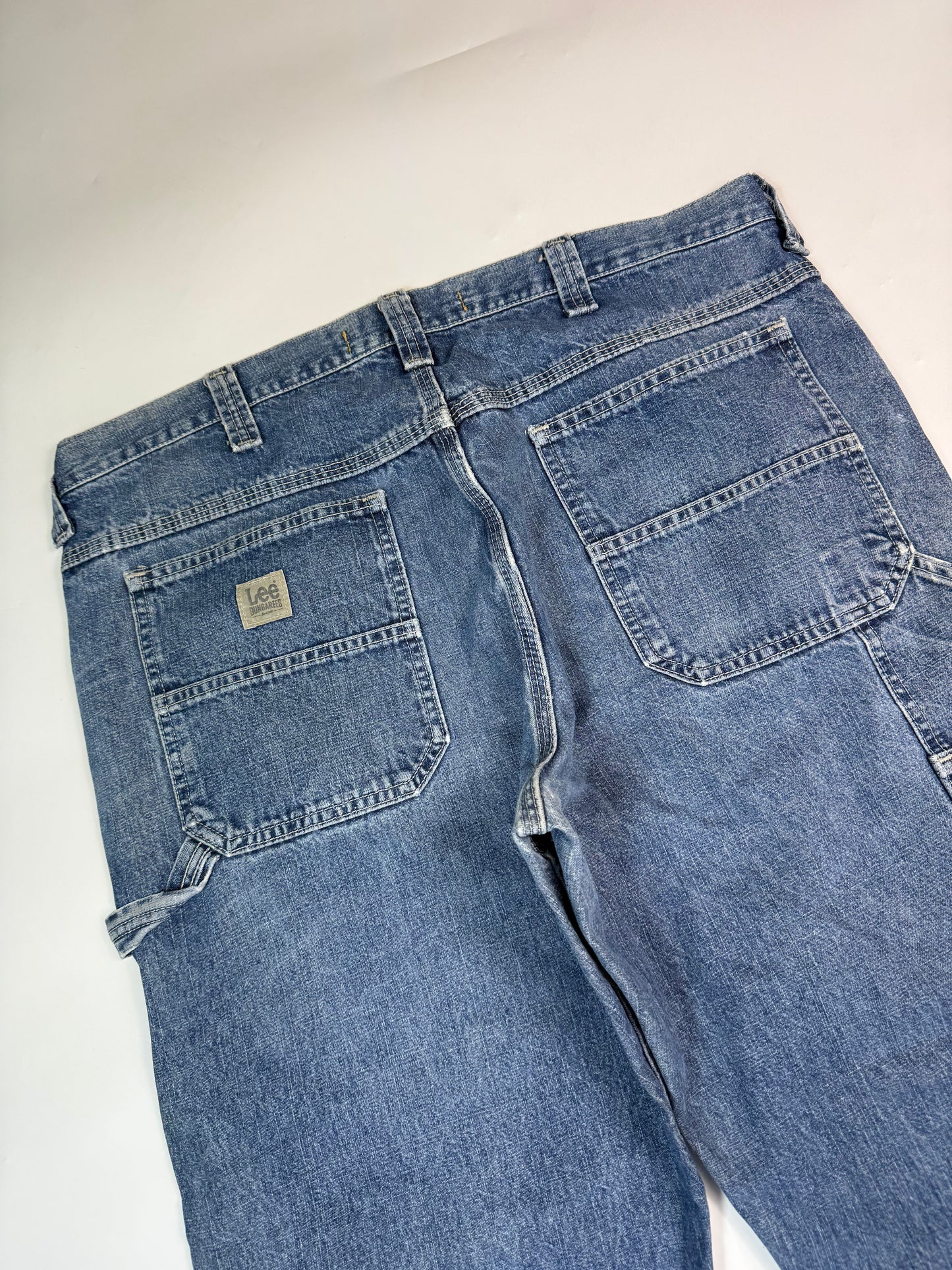 Vintage Lee dungarees baggy carpenter jeans (W38)