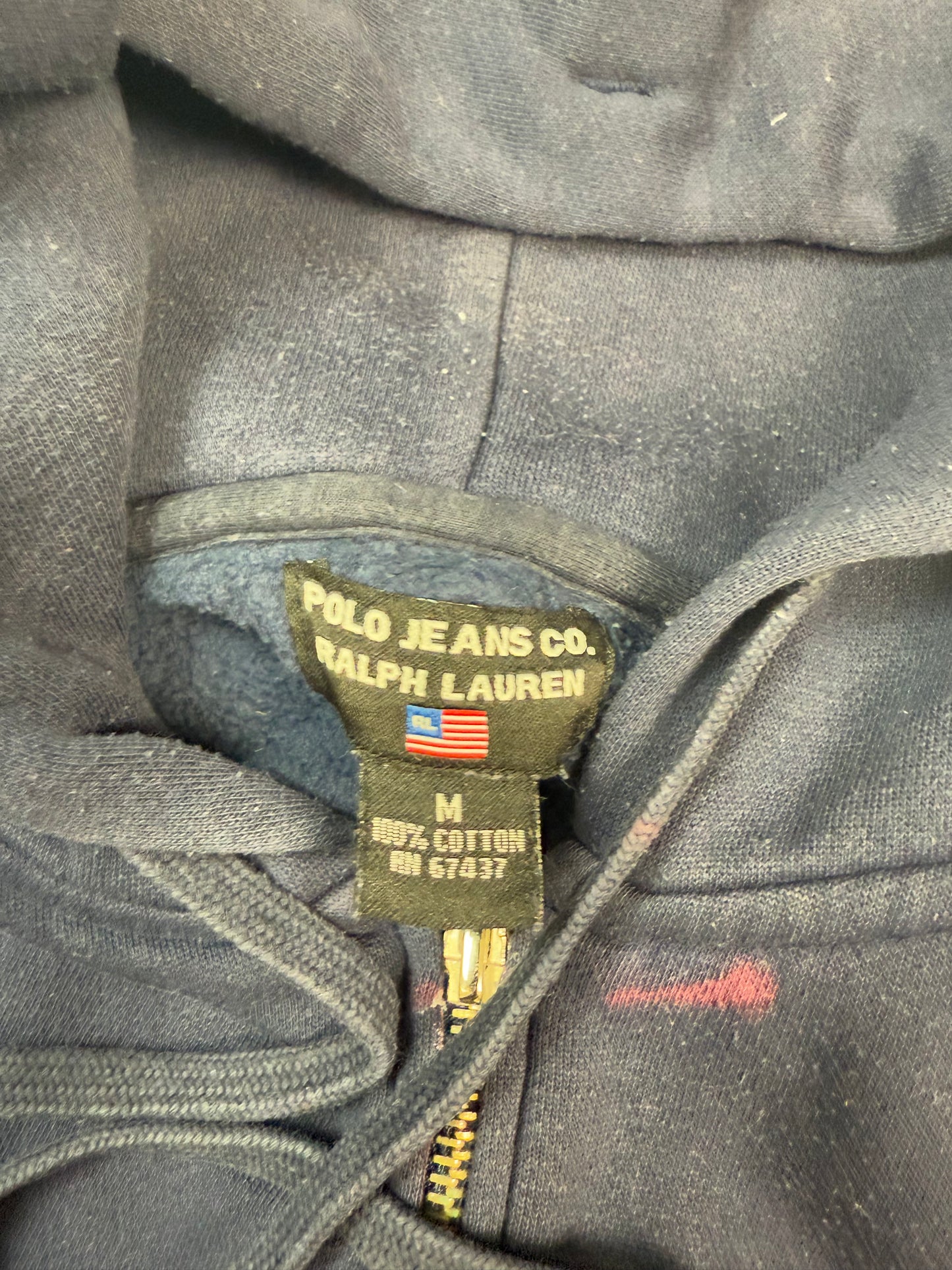 Vintage Ralph Lauren polo jeans co full zip hoodie (M)