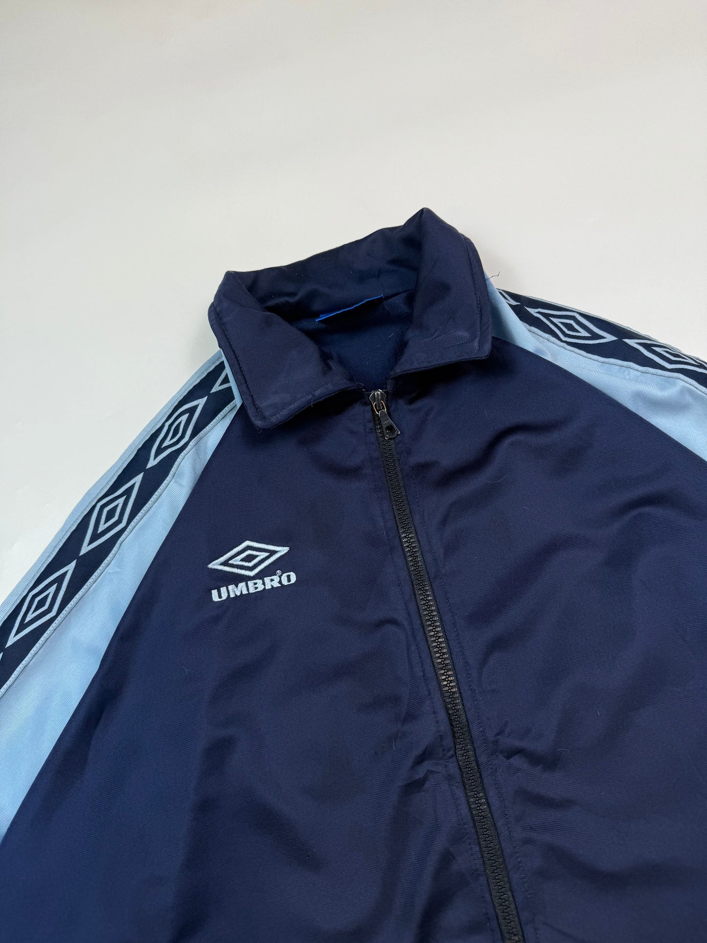 Vintage 90s Umbro side stripe track jacket (XL)