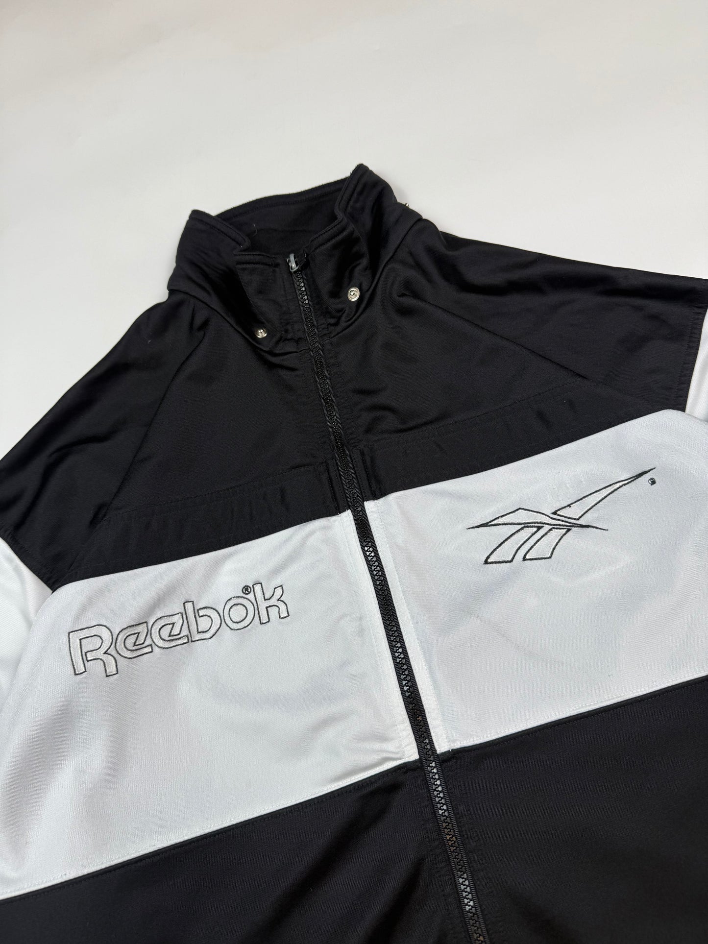 Vintage 90s Reebok colour block track jacket (XL)